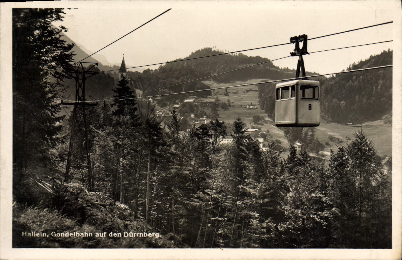 CPM Halleln Gondelbahn Auf Den Durnberg Teleferique