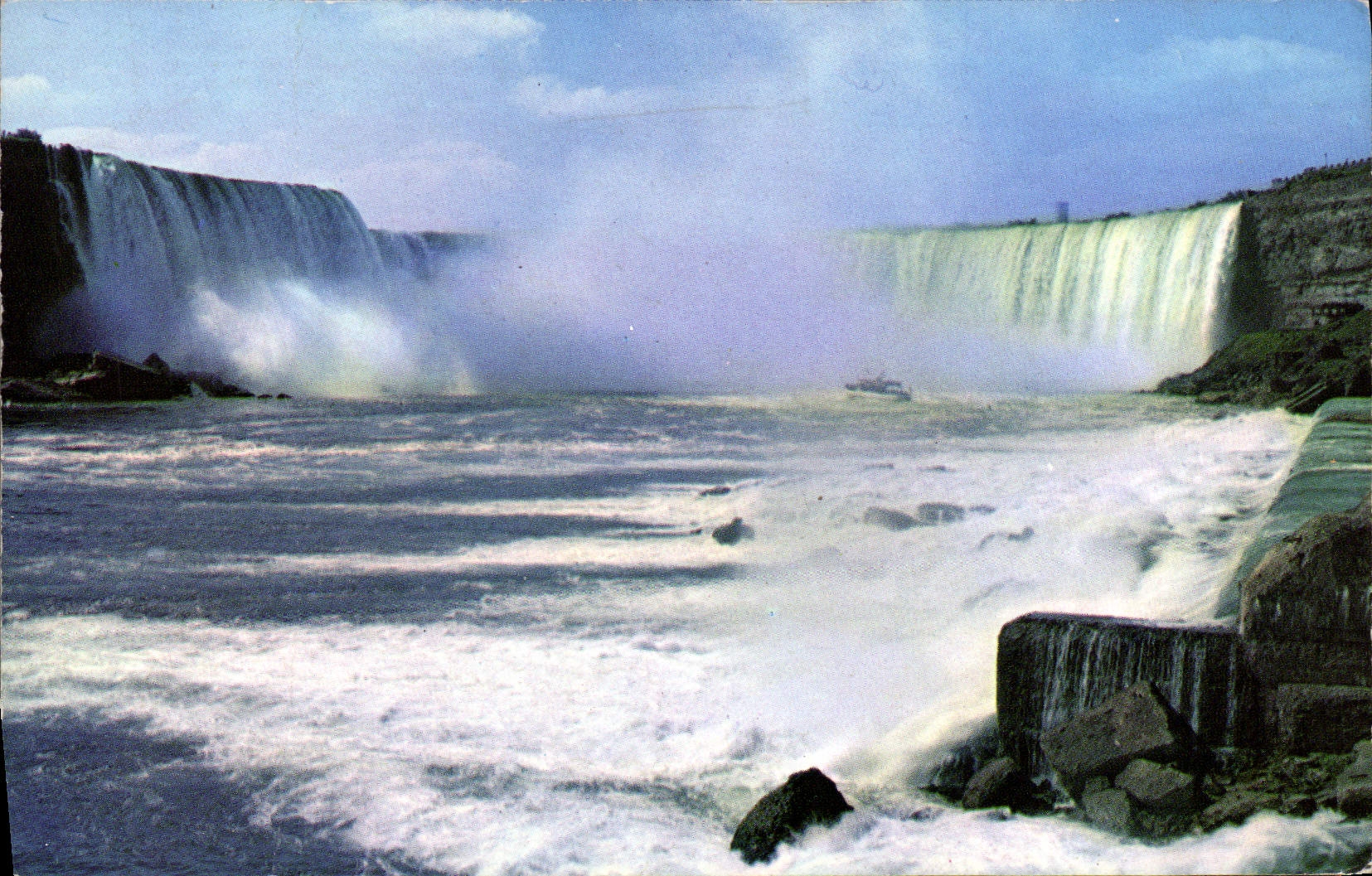MODERN CARD Horseshoe Falls Niagara Falls