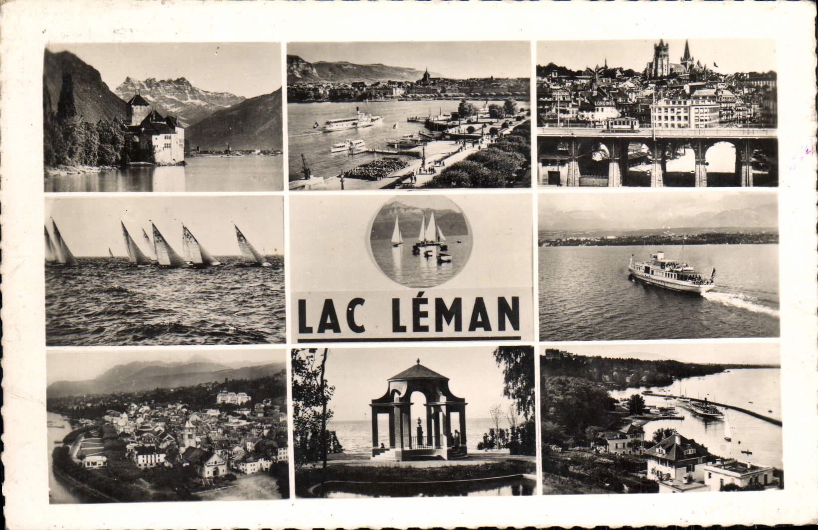 MODERN CARD Some Sights Of the Lake Leman