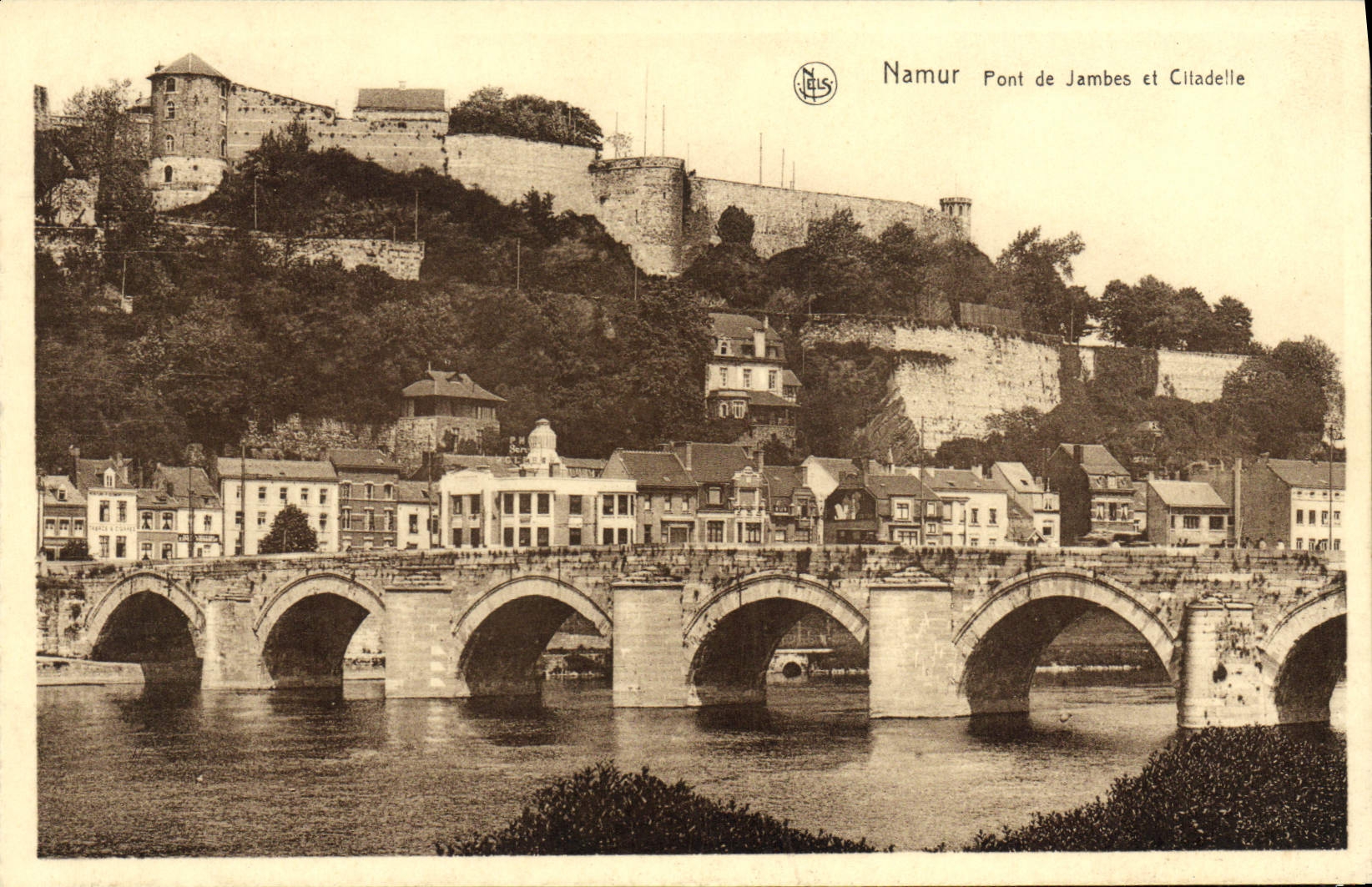 CPA Namur Pont De Jambes Et Citadelle