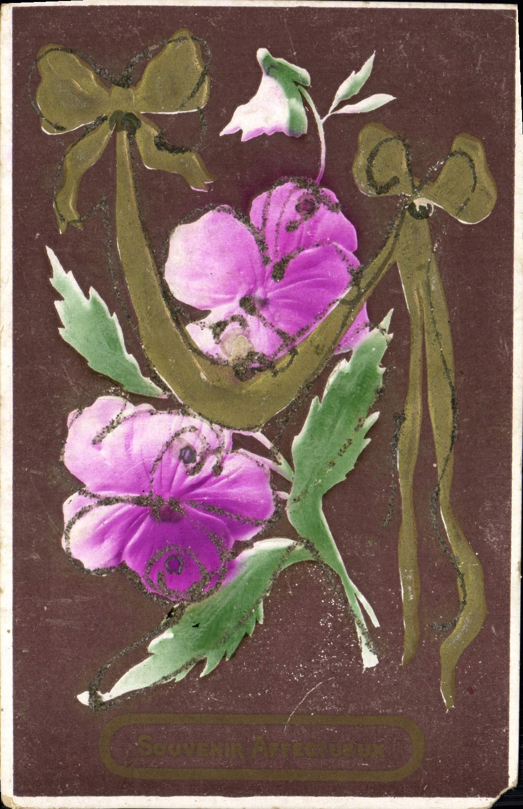 CPA Fantaisie Fleurs