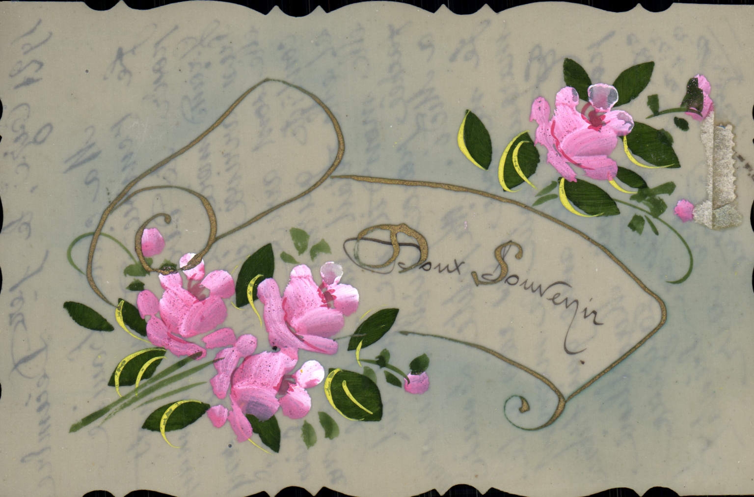 CPA Fantaisie Fleurs