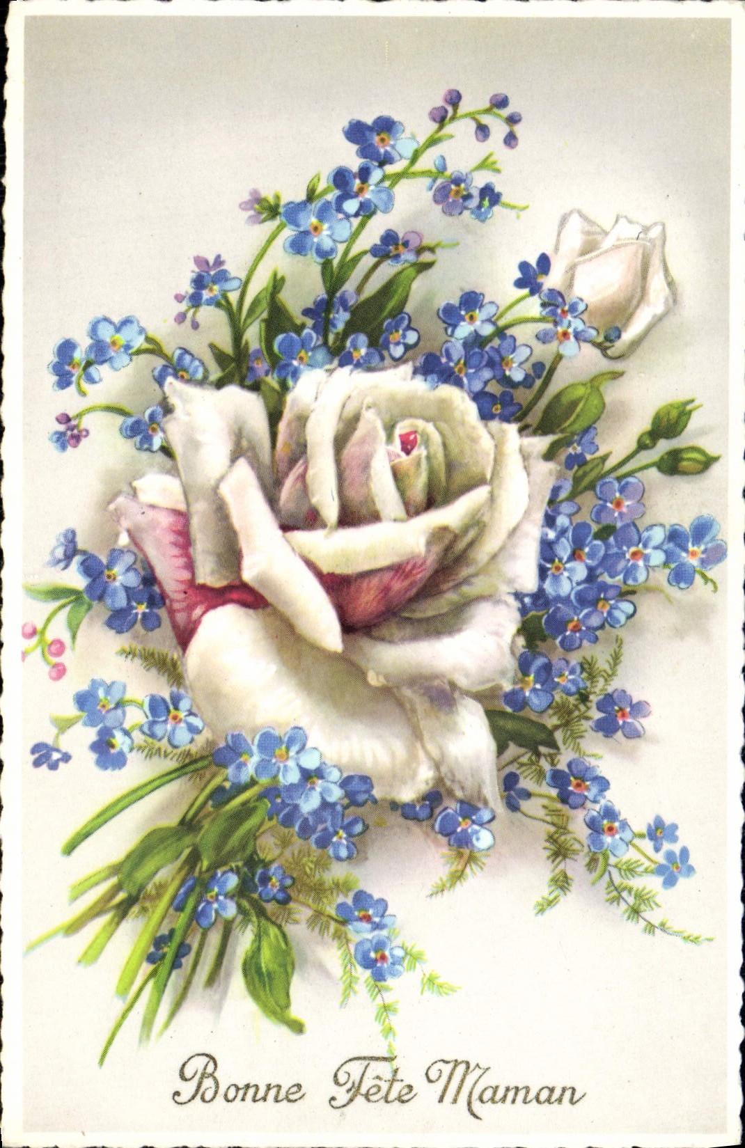 CPA Fantaisie Fleurs