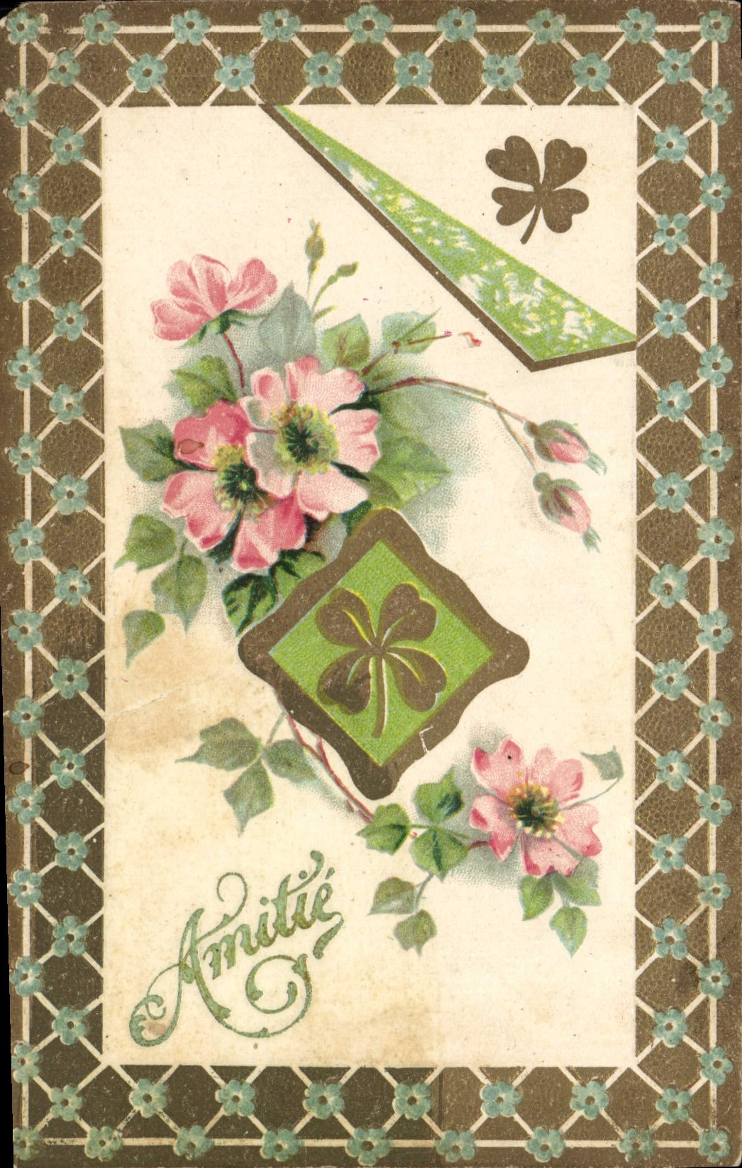 CPA Fantaisie Fleurs