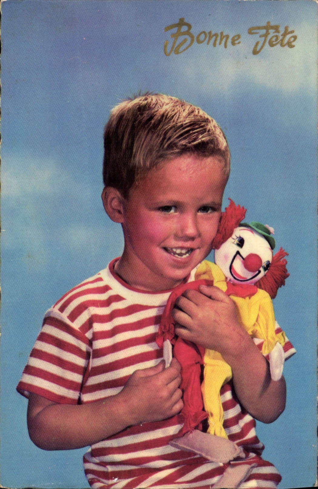 CPM Fantaisie Enfant poupee Clown 