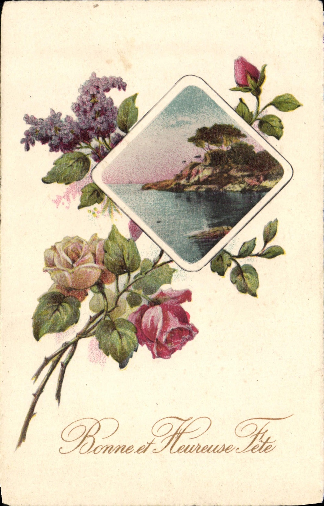 CPA Fantaisie Fleurs