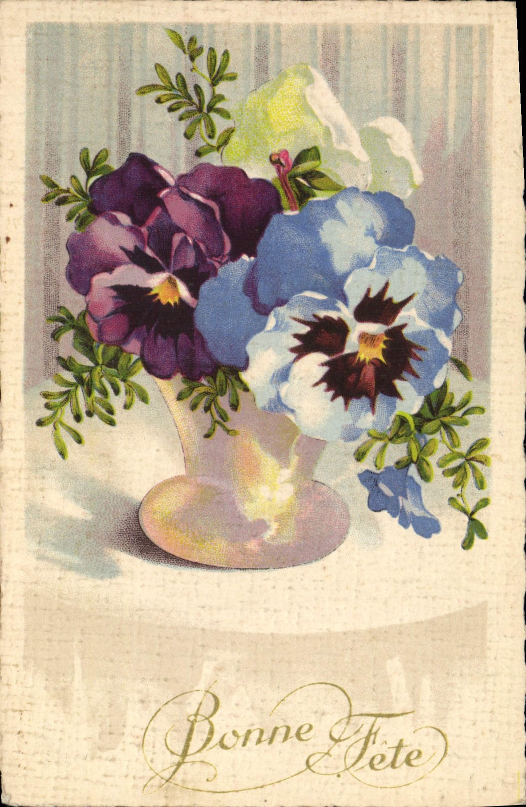 CPA Fantaisie Fleurs