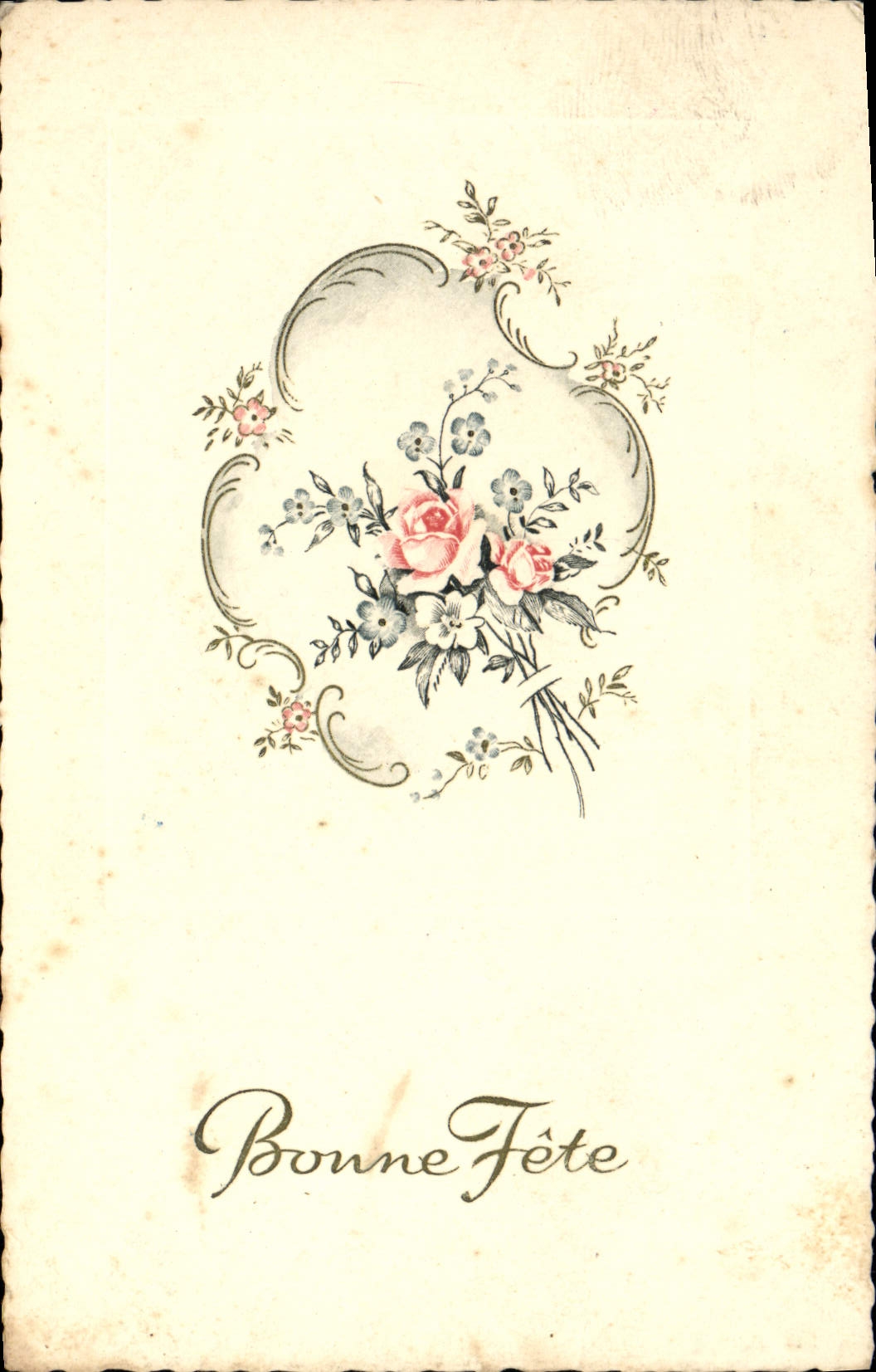 CPA Fantaisie Fleurs