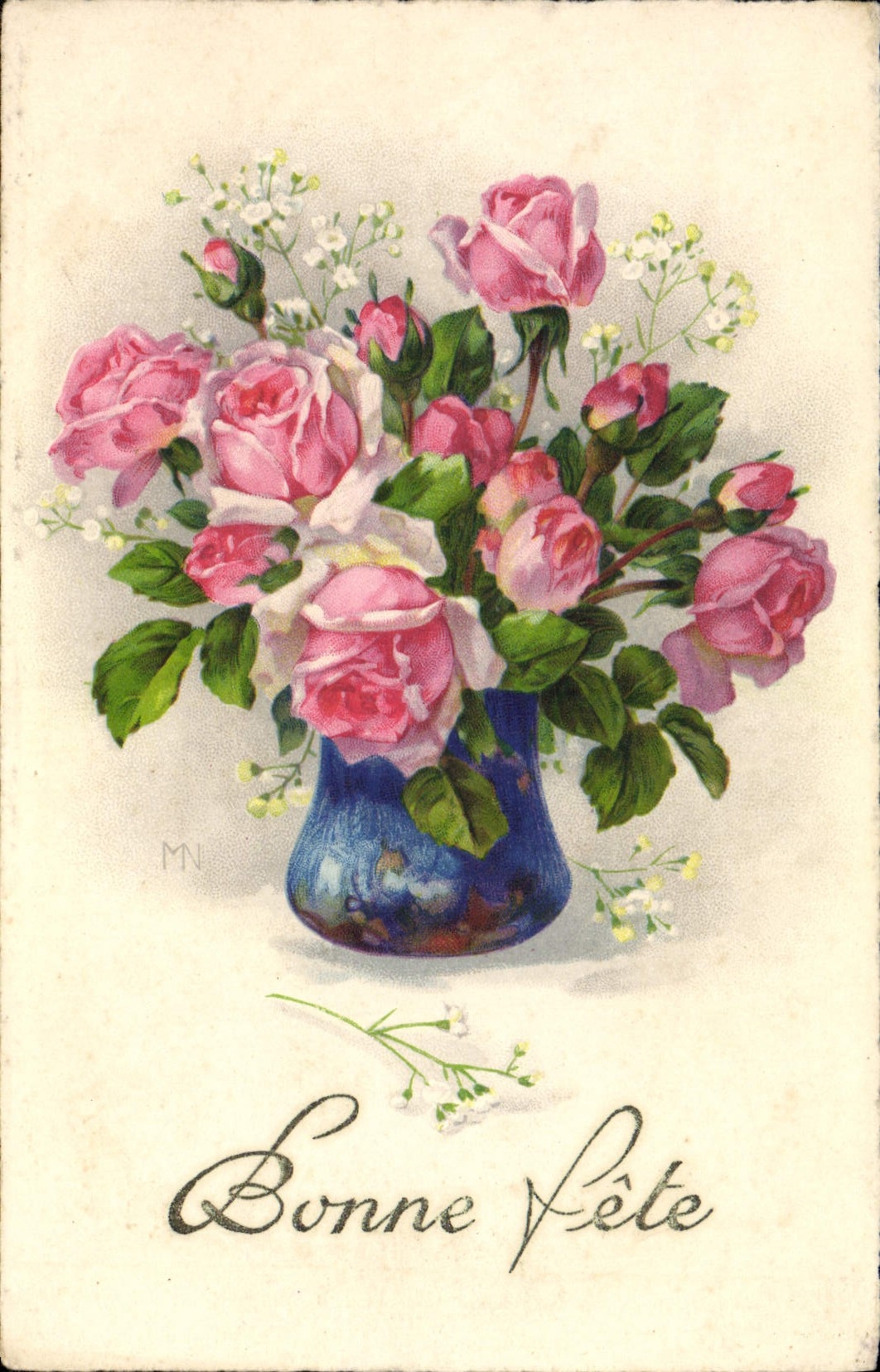 CPA Fantaisie Fleurs