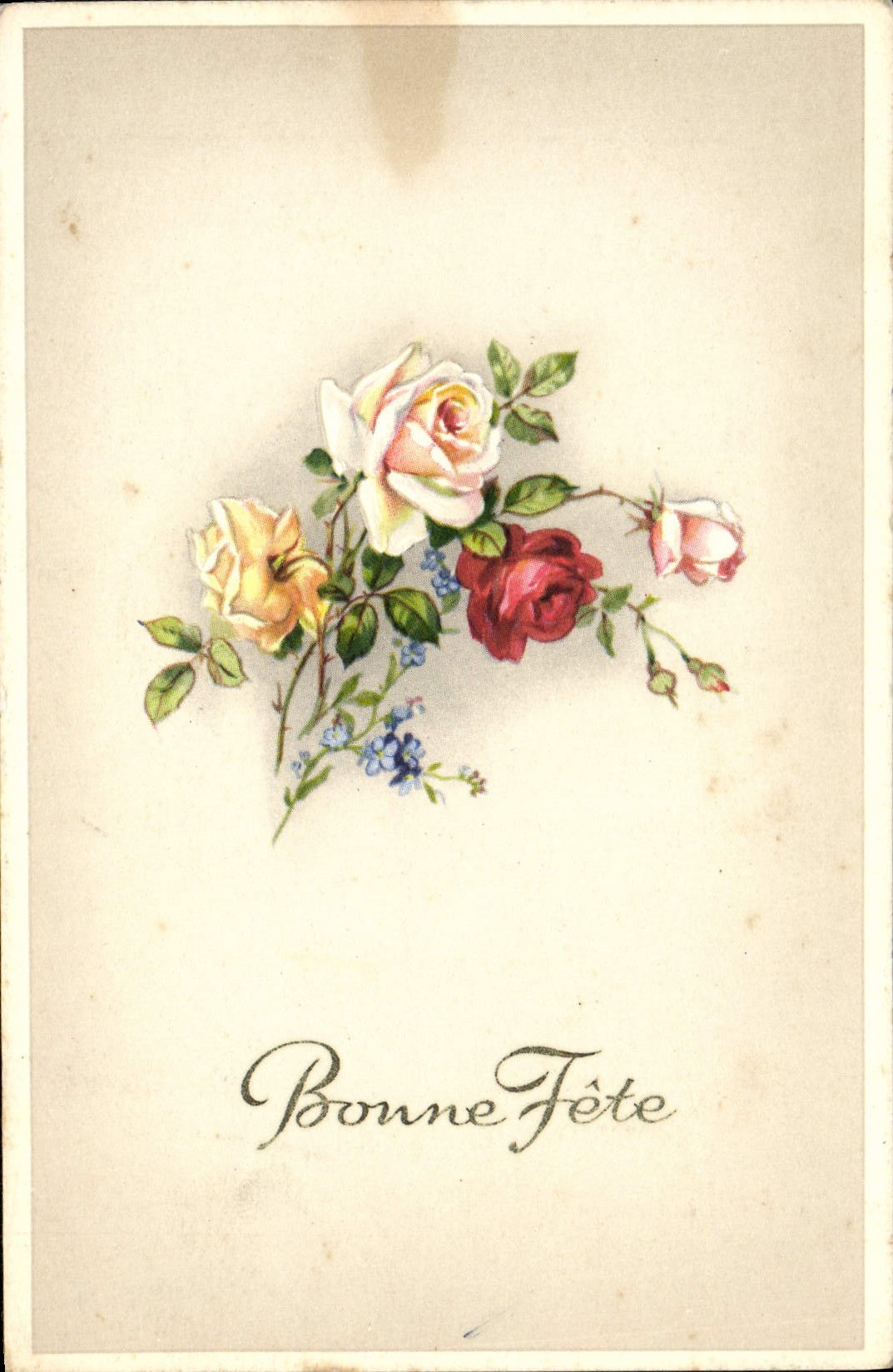 CPA Fantaisie Fleurs