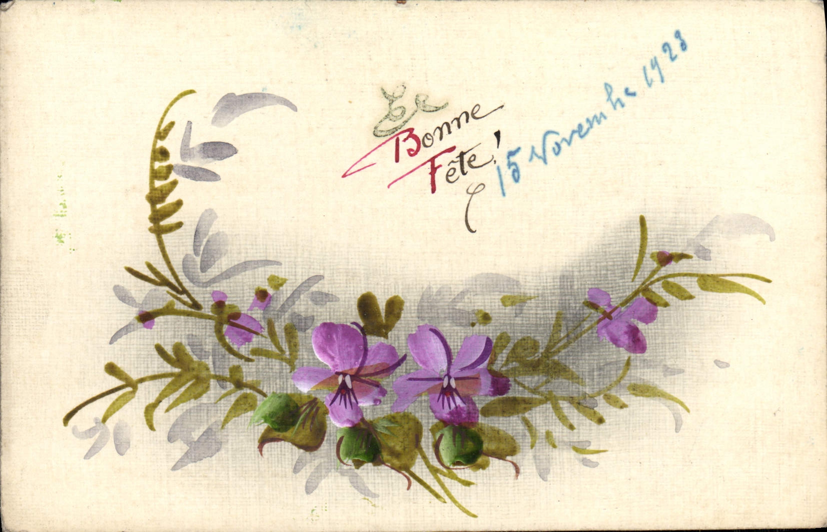 CPA Fantaisie Fleurs