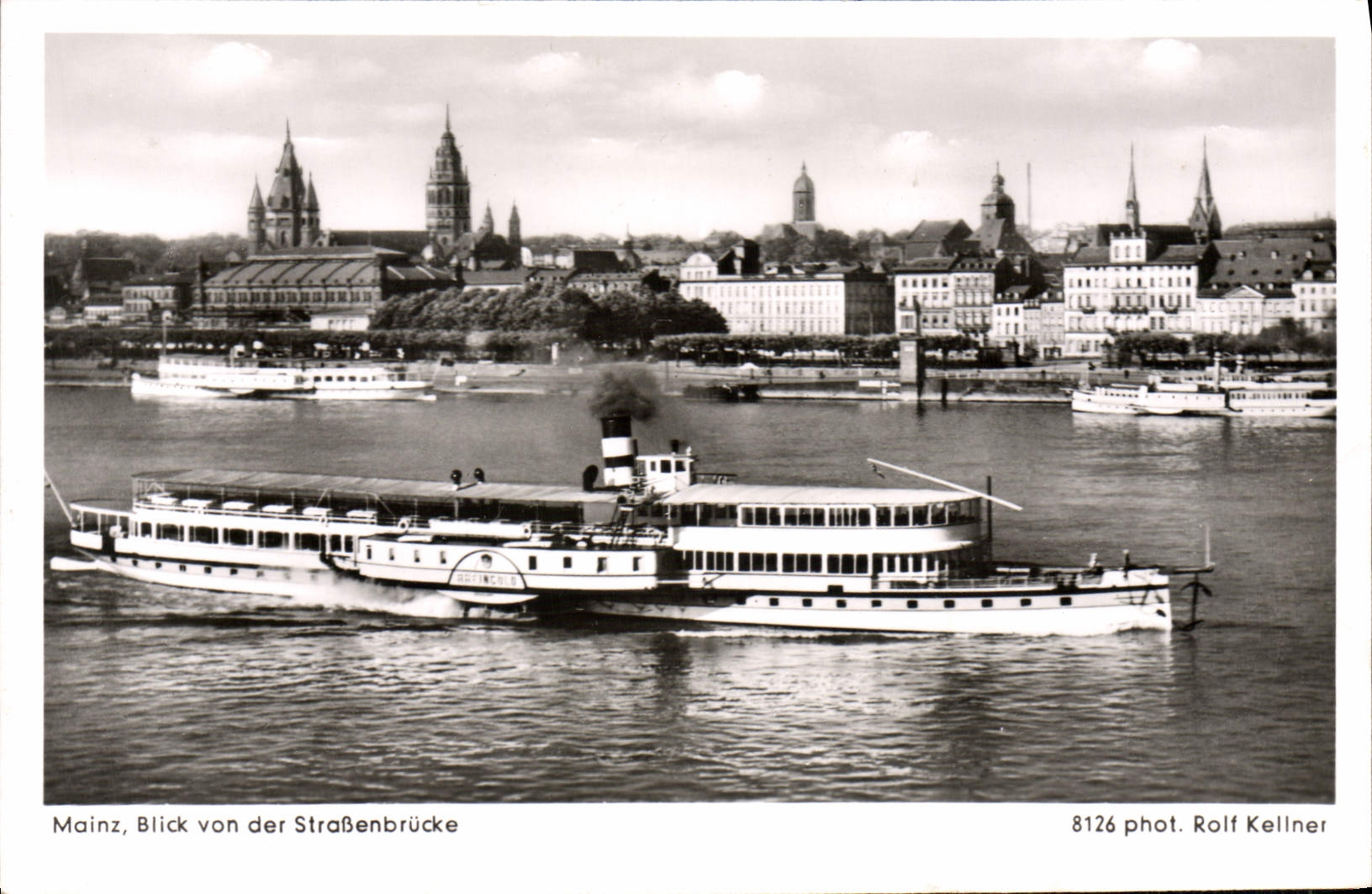CPM Mainz Blick von der Strassenbrucke Bateau 