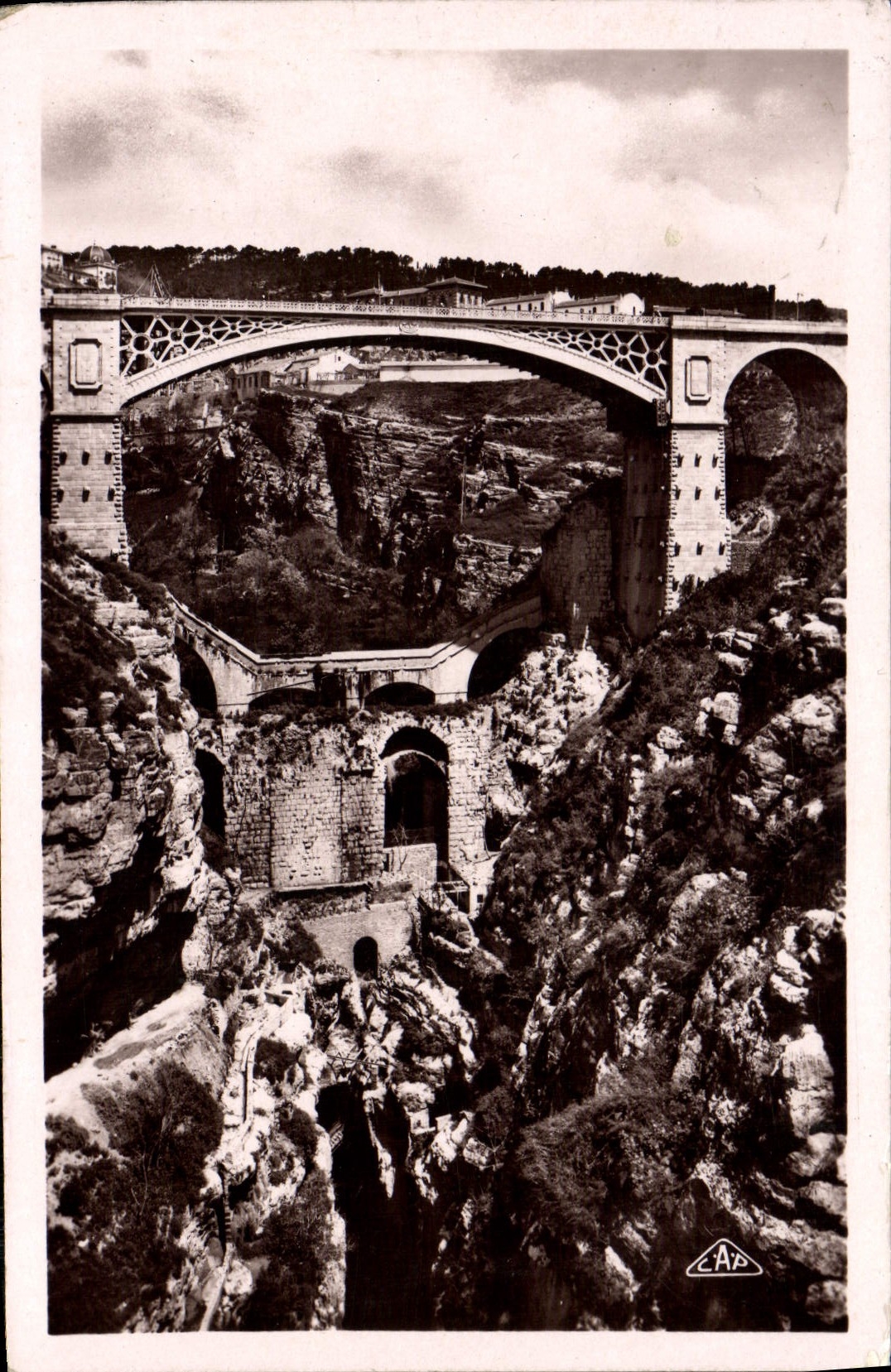 POSTAL MODERNA Constantina el EL Kantara de los puentes