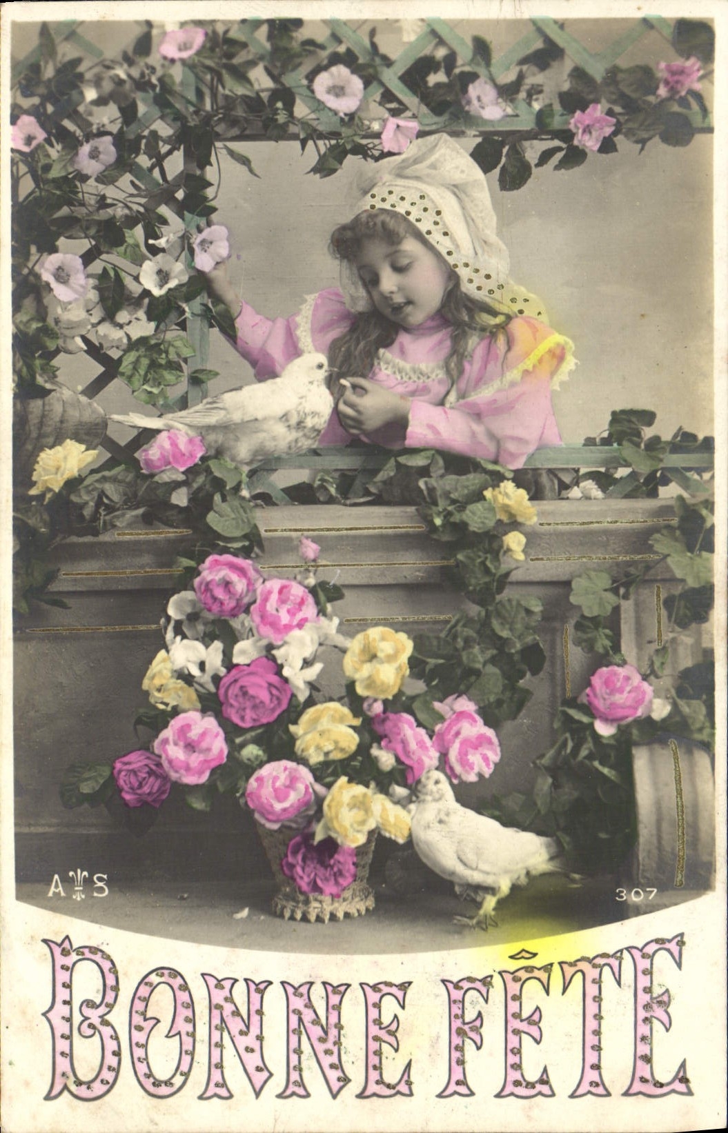 CPA Fantaisie Enfant Bonne Fete