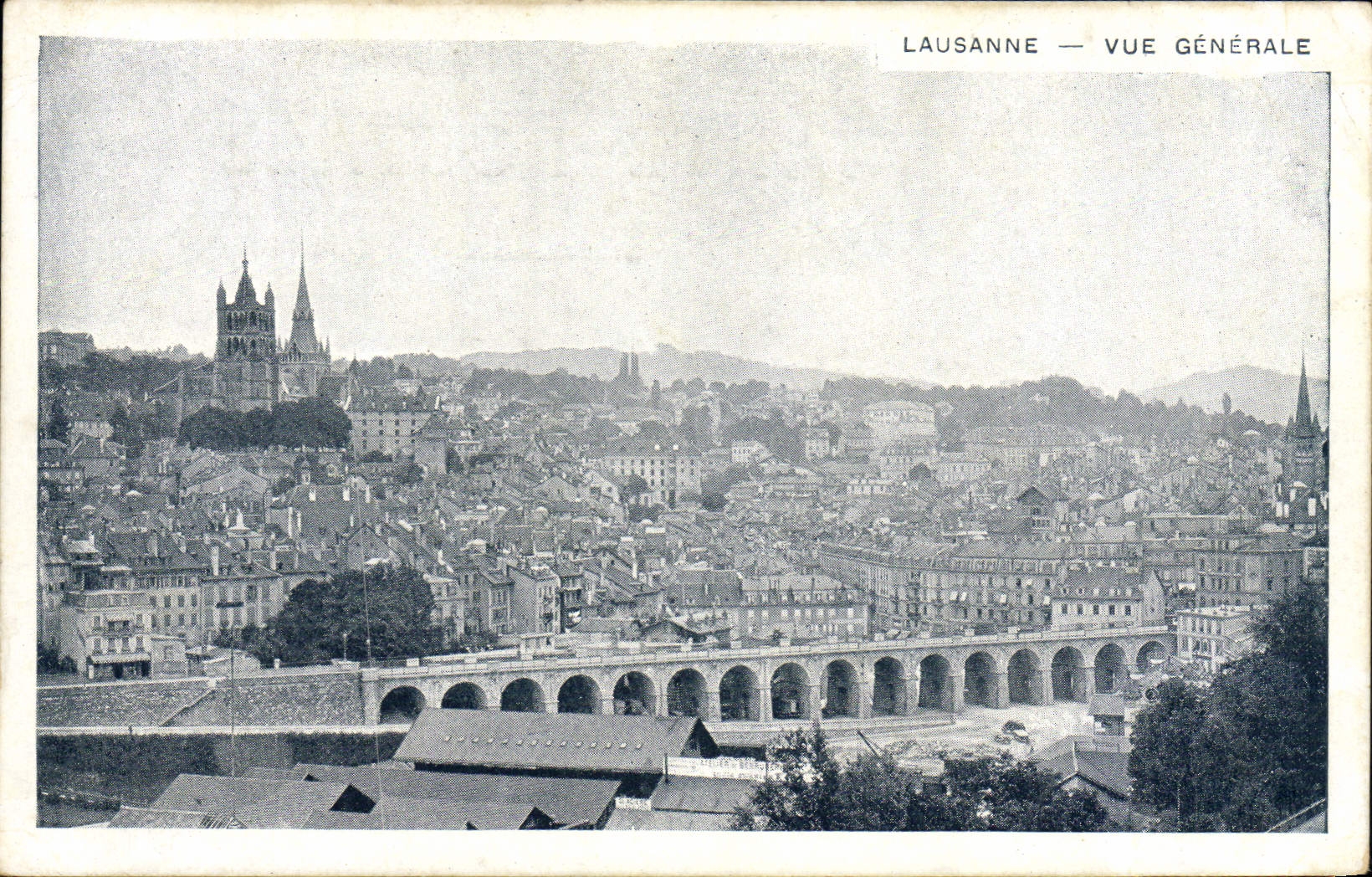 CPA Lausanne Vue Generale