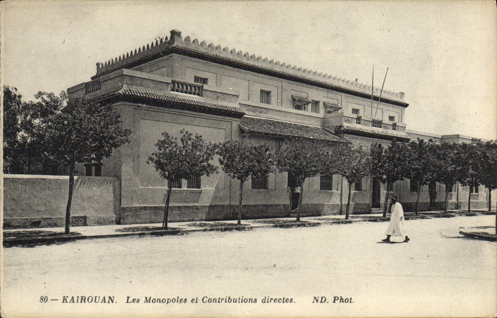 CPA Kairouan Les Monopoles et Contributions directes