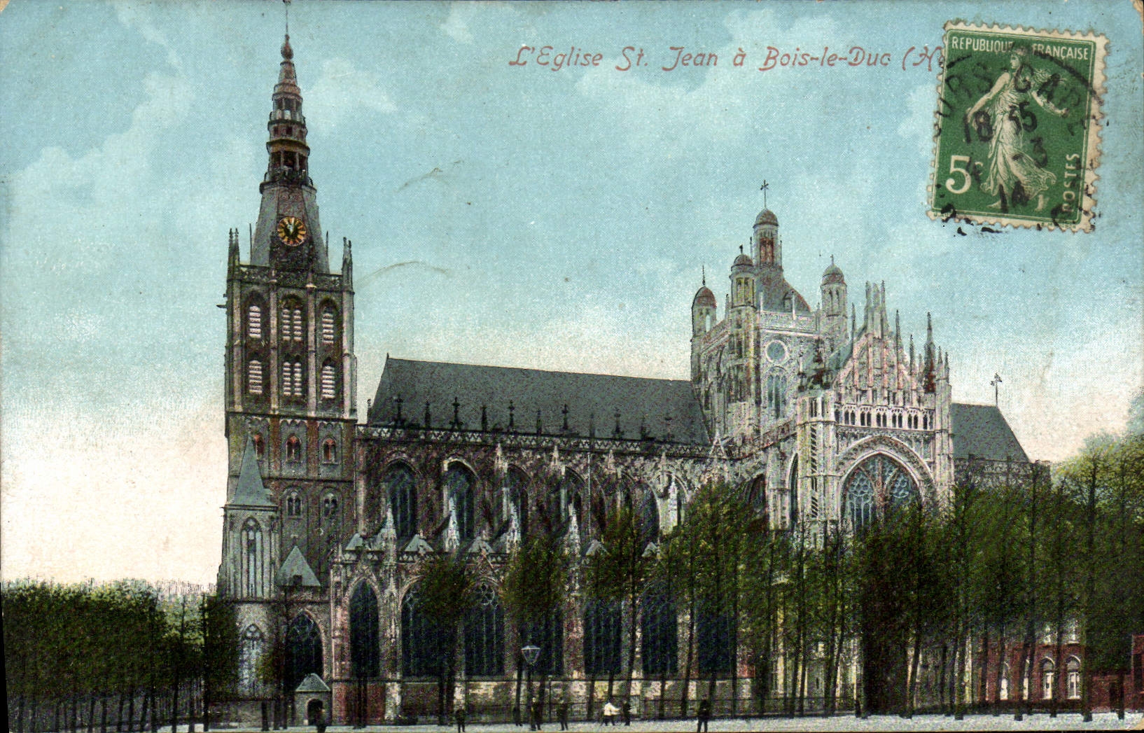 CPA L'Eglise St Jean a Bois le Duc Cacao Blooker