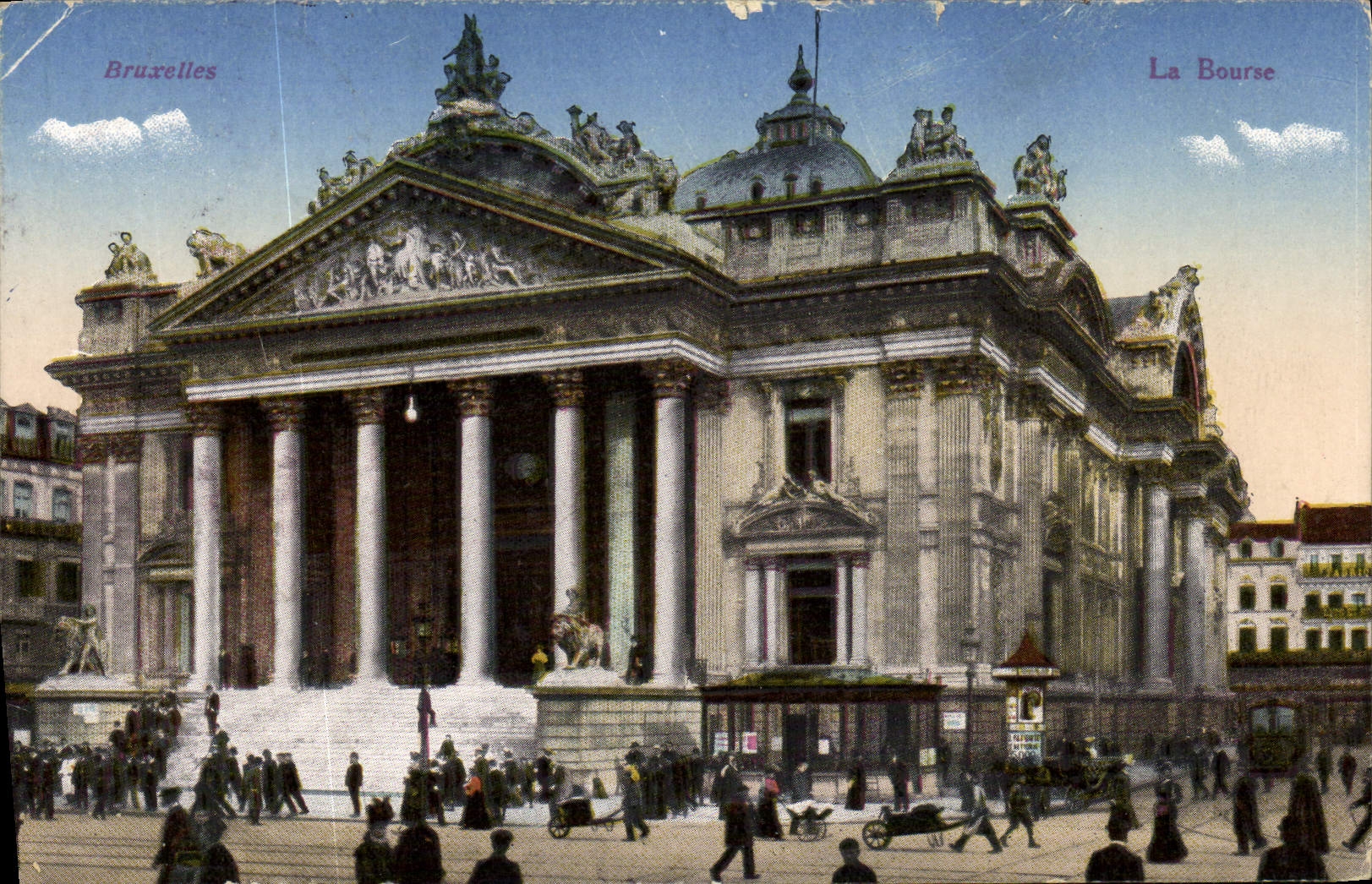 CPA Bruxelles La Bourse
