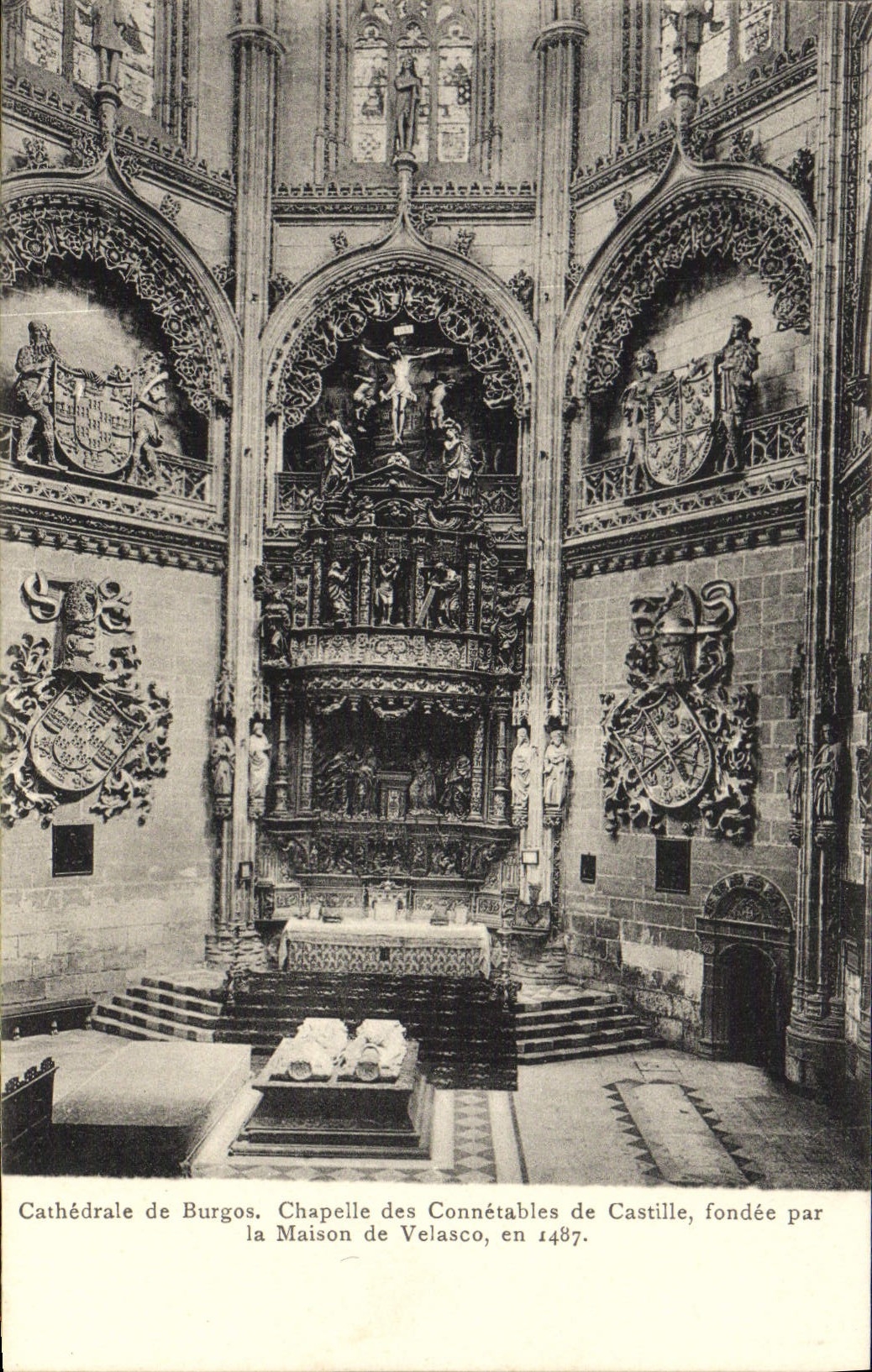 CPA Burgos Cathedrale Chapelle des connetables de Castille 