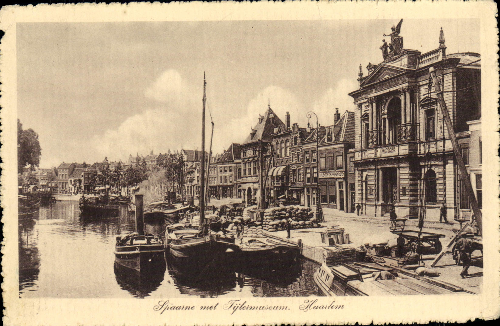 CPA Haarlem Bateaux