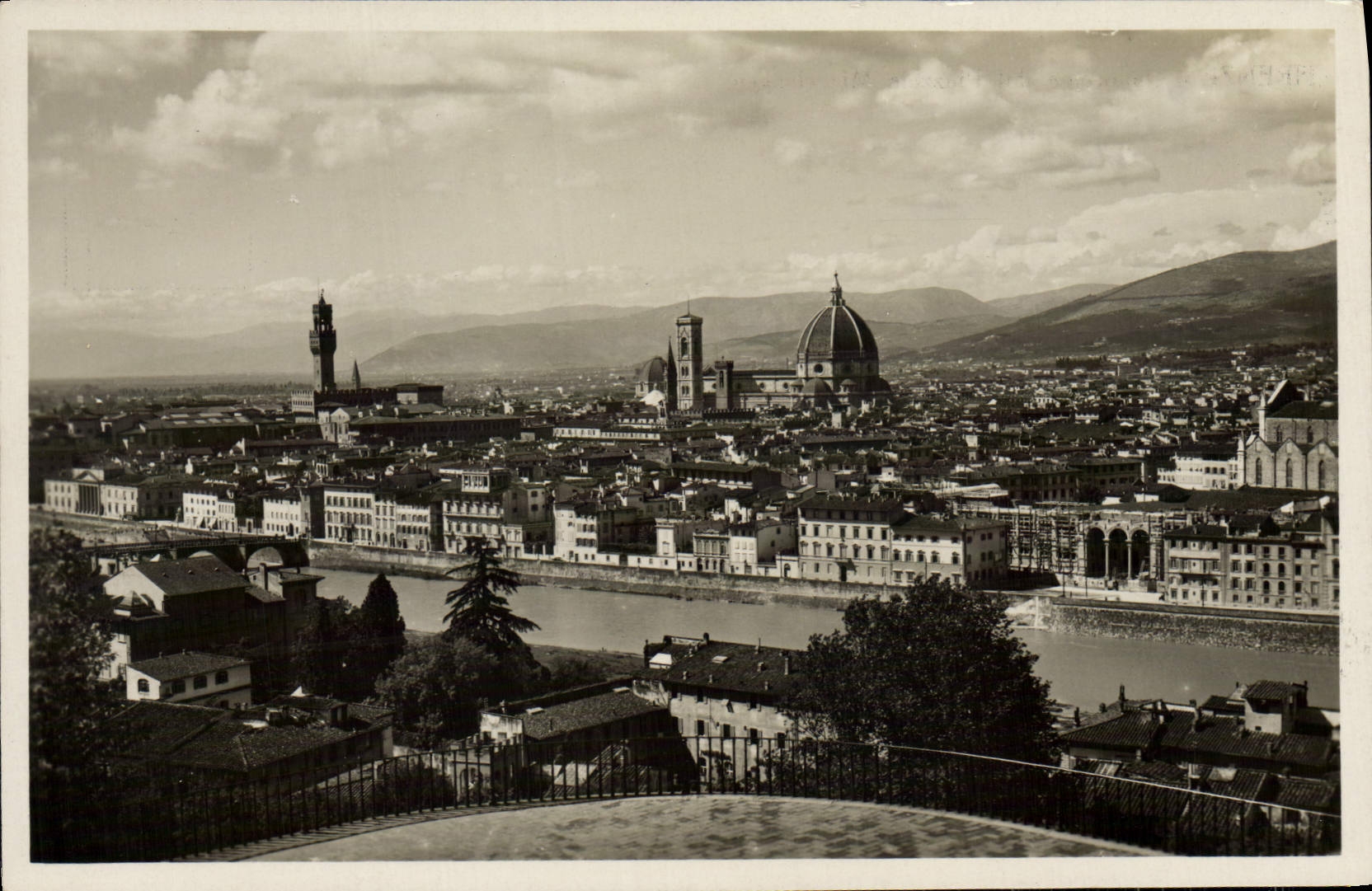 CPA Firenze Panorama dai Piazzale Michelangelo
