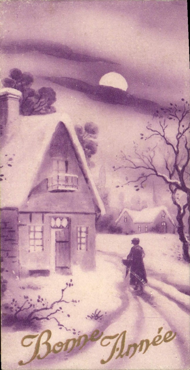 CPA Fantaisie Bonne annee