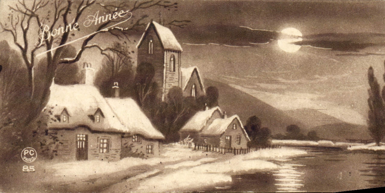 CPA Fantaisie Bonne annee