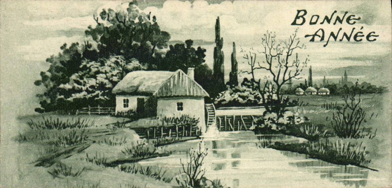 CPA Fantaisie Bonne annee