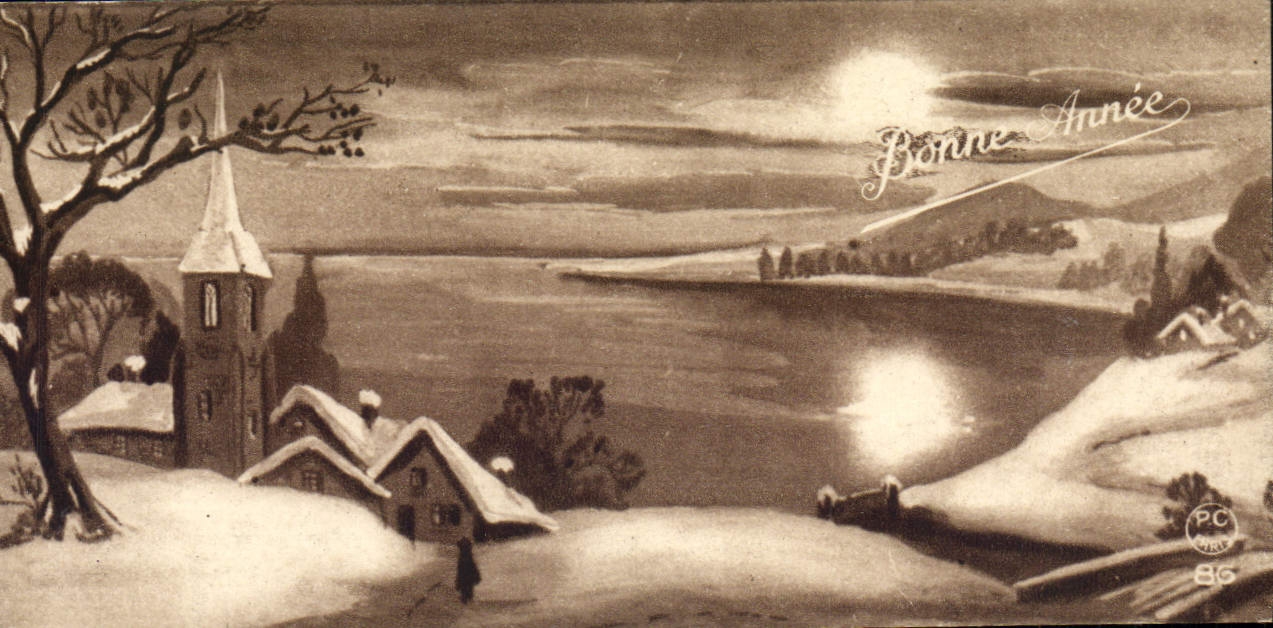 CPA Fantaisie Bonne annee