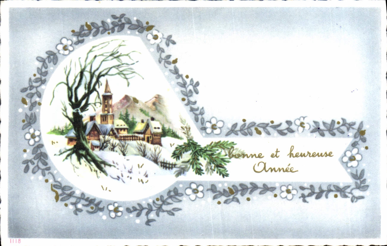 CPA Fantaisie Bonne annee