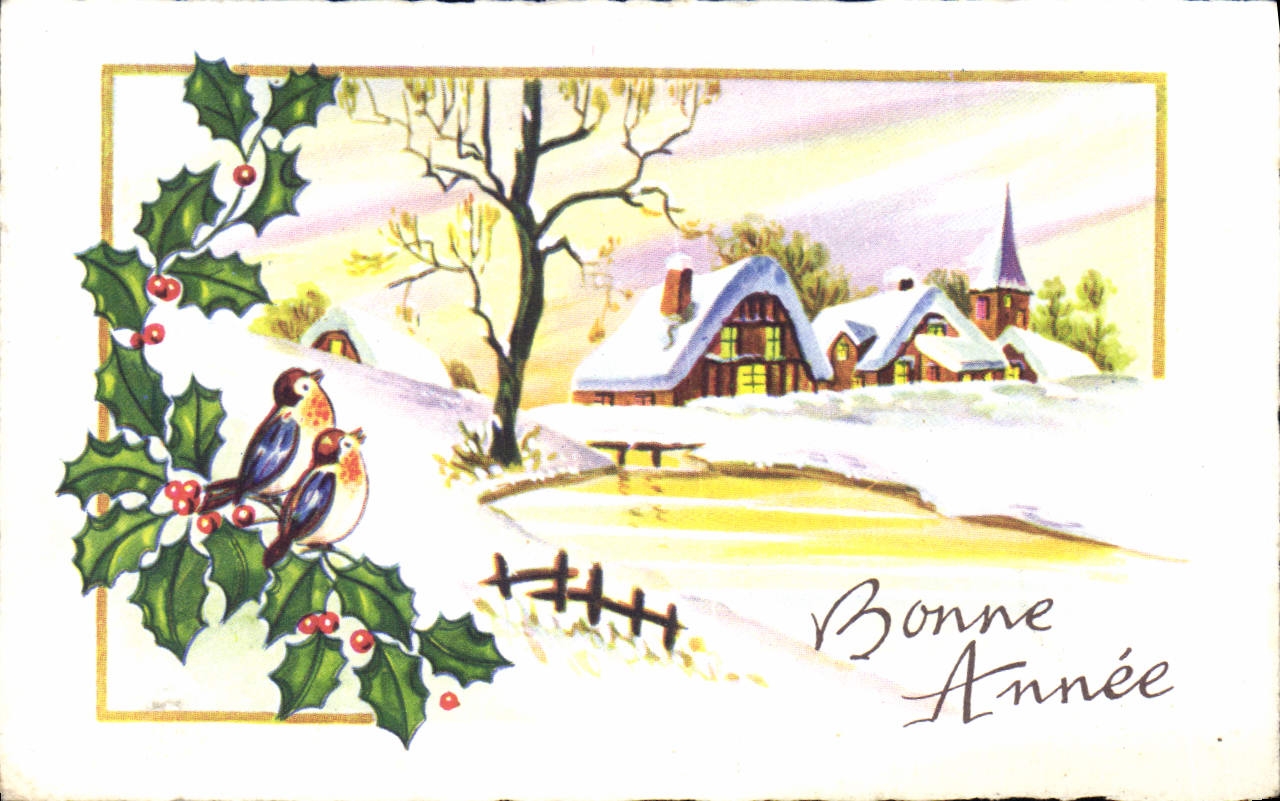 CPA Fantaisie Bonne annee