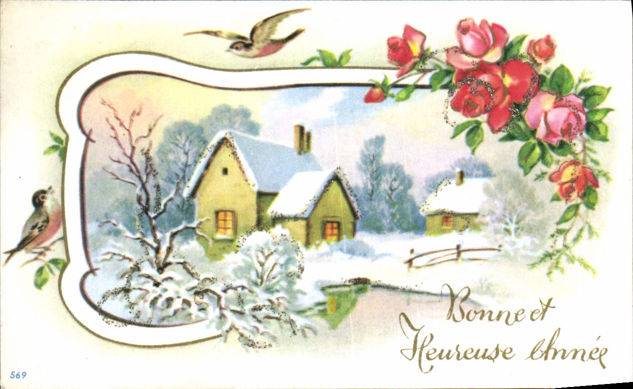 CPA Fantaisie Bonne annee