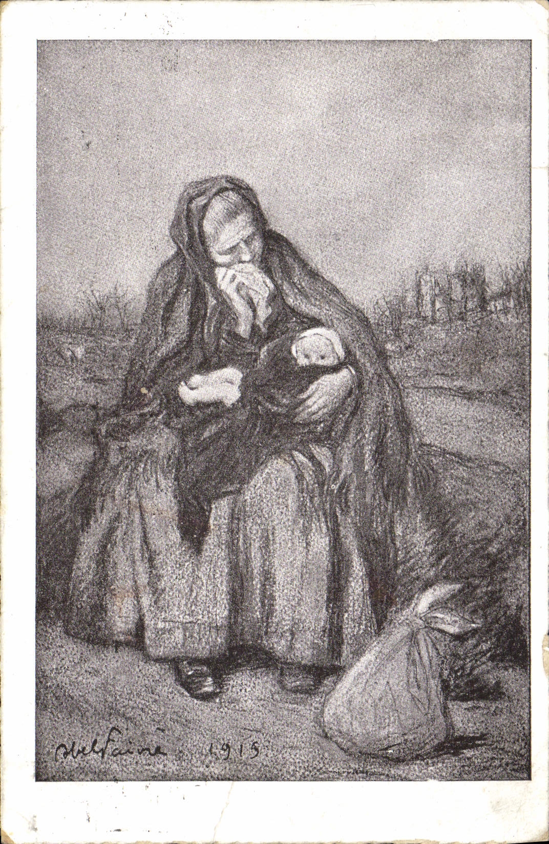 CPA Illustrateur Abel Faivre 1915