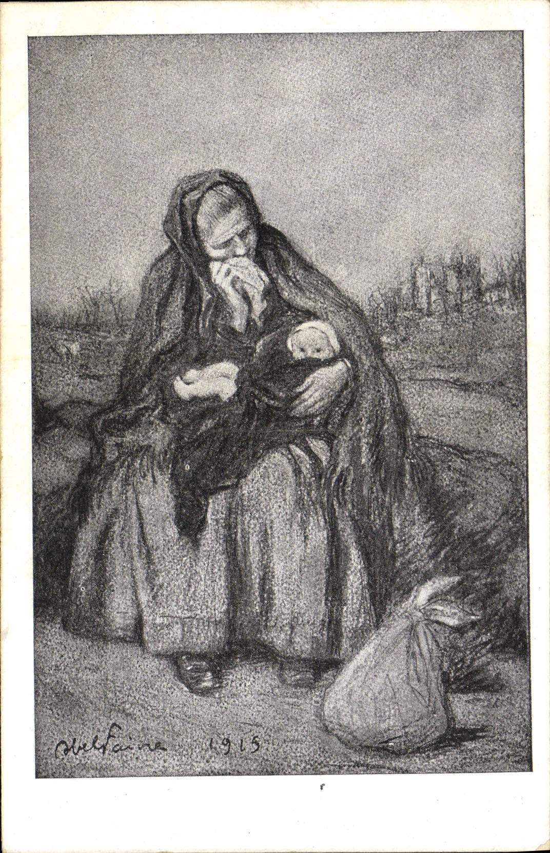 CPA Illustrateur Abel Faivre 1915