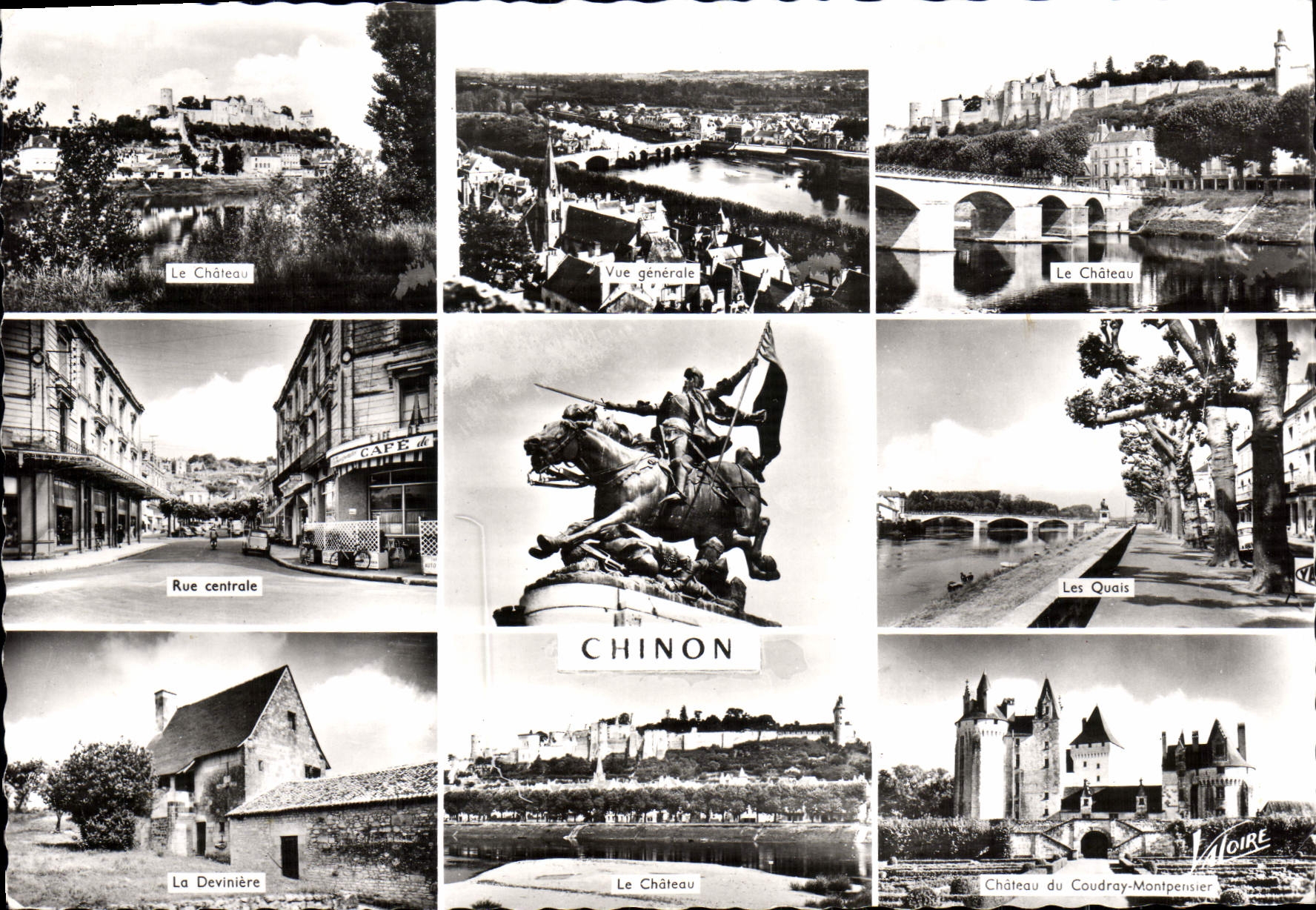 MODERN CARD Chinon the Castle