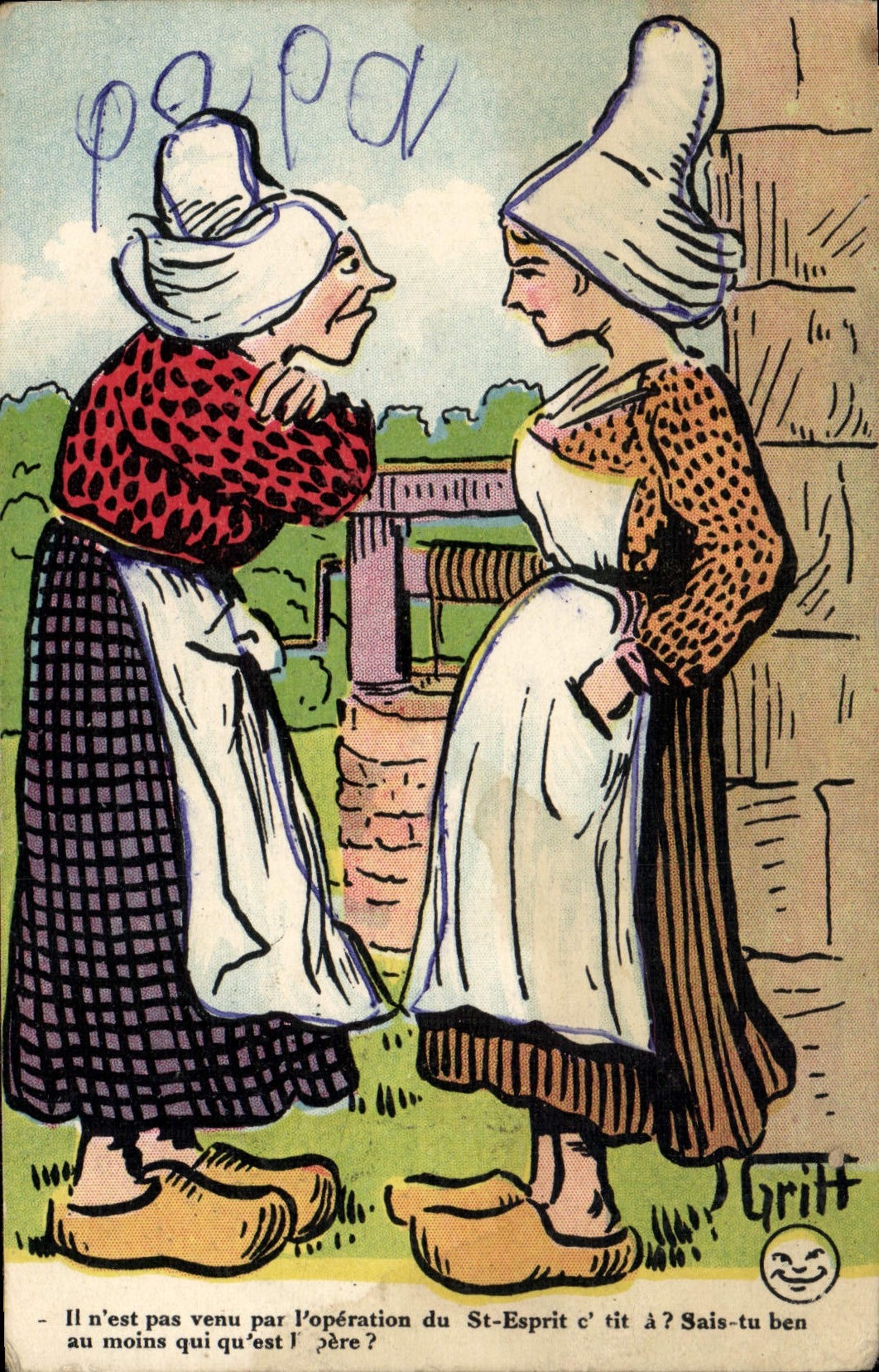 CPA Illustrateur Griff Folklore