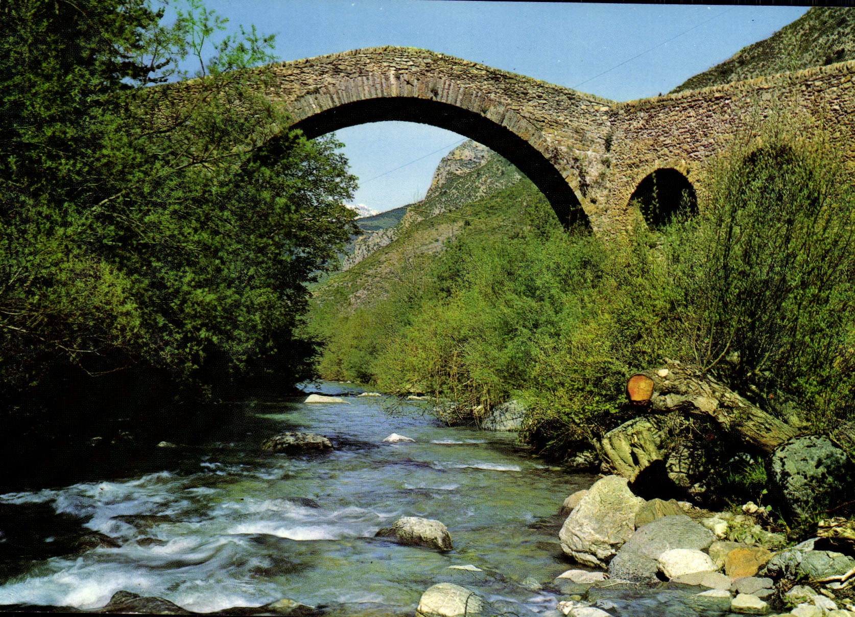 CPM La Brigue Le pont du coq Vieux pont romaon sur la Levenza entre la Brique et le Marignole