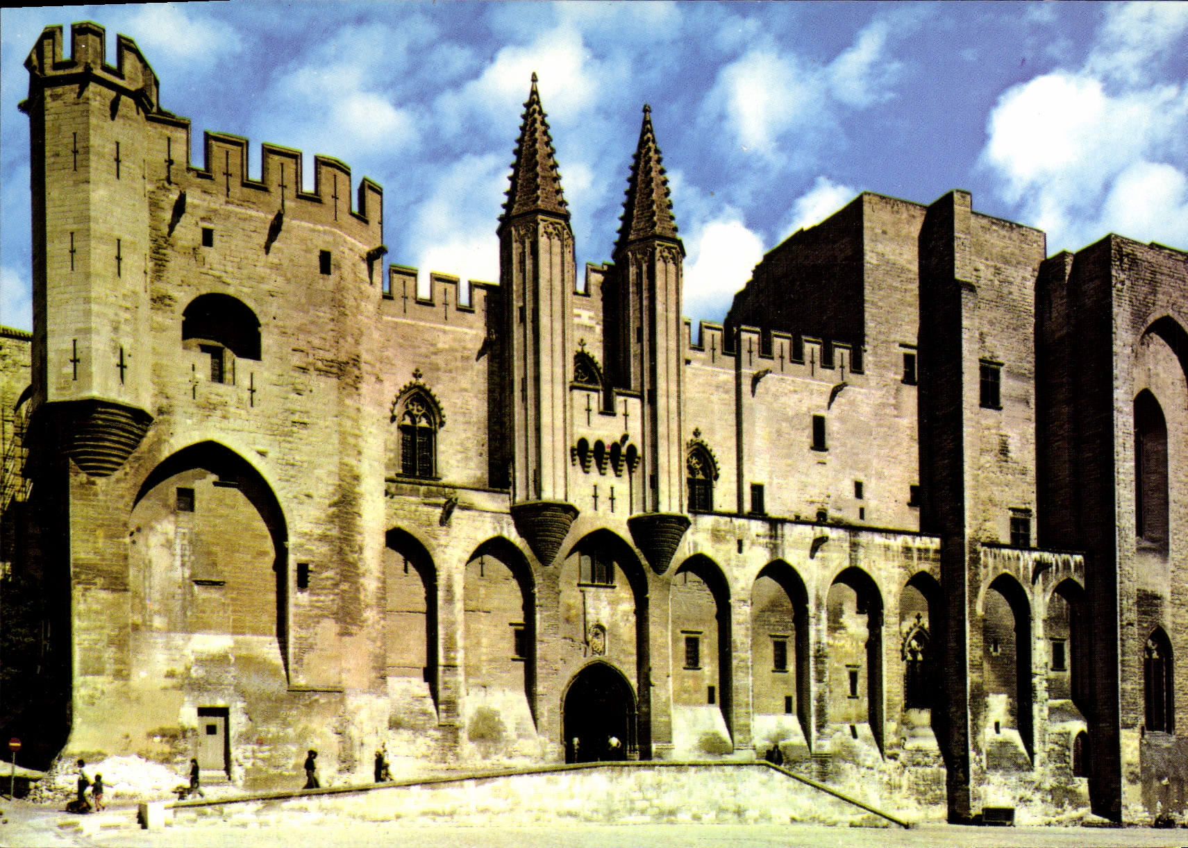 POSTAL MODERNA paladar de Avignon de los papas el paladar del ataque frontal occidental VI clemente