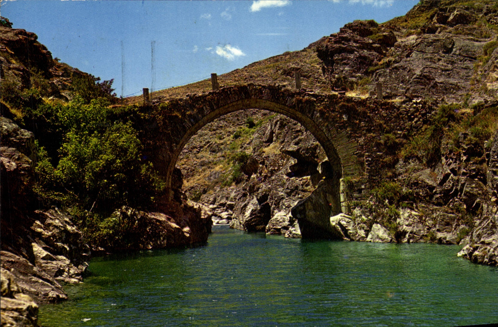 MODERN CARD Asco the Genois Bridge