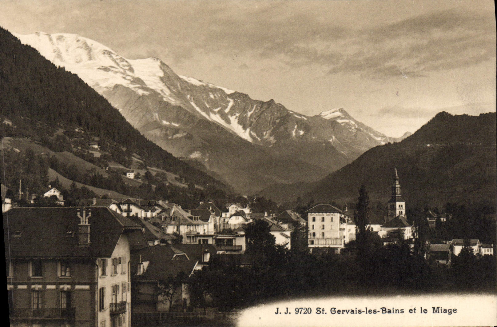 CPA St Gervais les Bains et le Miage