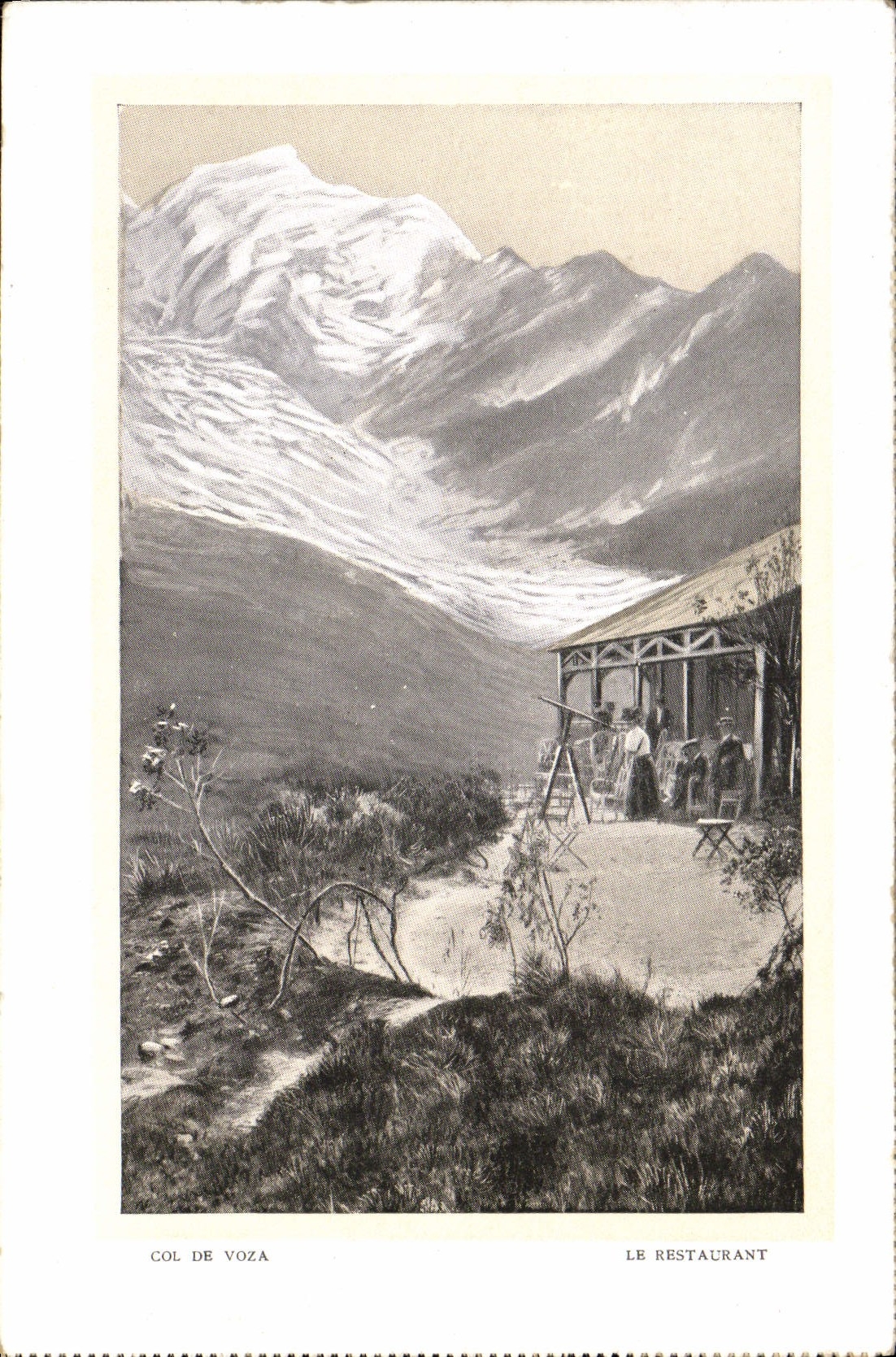 CPA Col de Voza Le Restaurant 