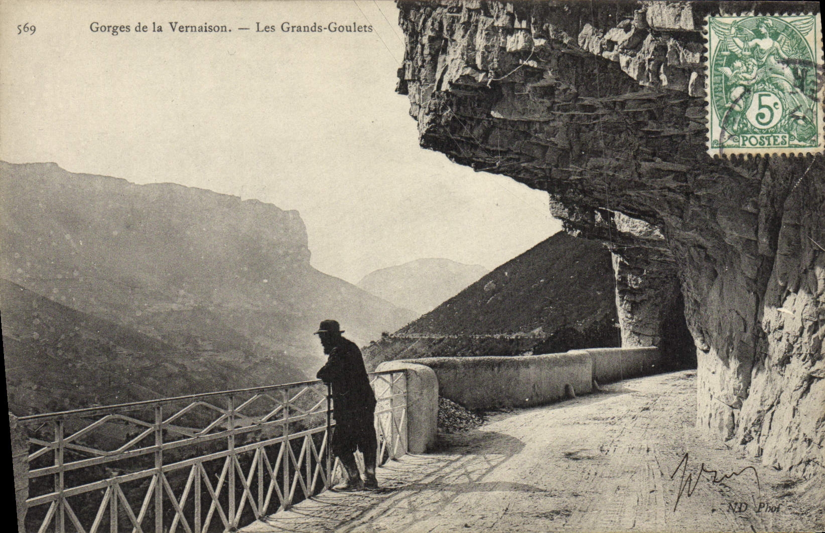 CPA Gorges de la Vernaison Les Grands Goulets