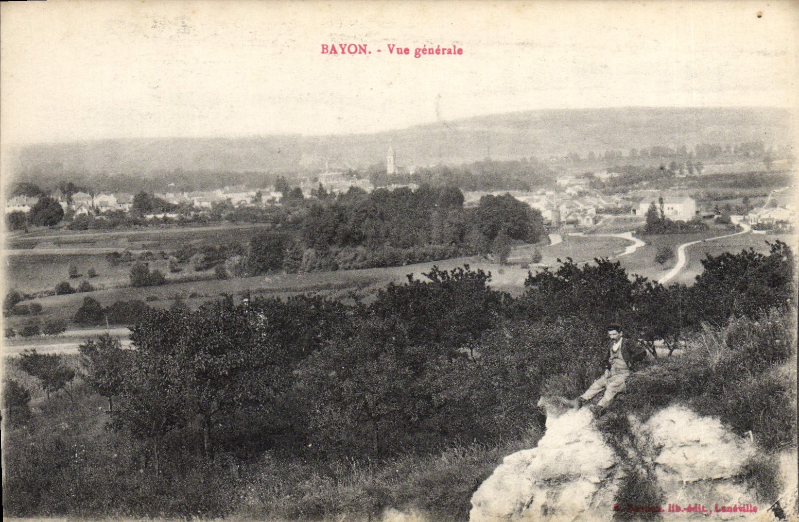 VINTAGE POSTCARD Bayon View