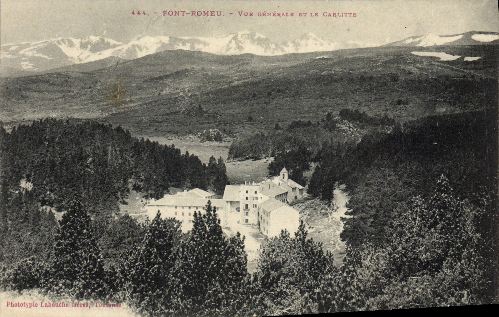 CPA Font Romeu Vue Generale et le Garlitte