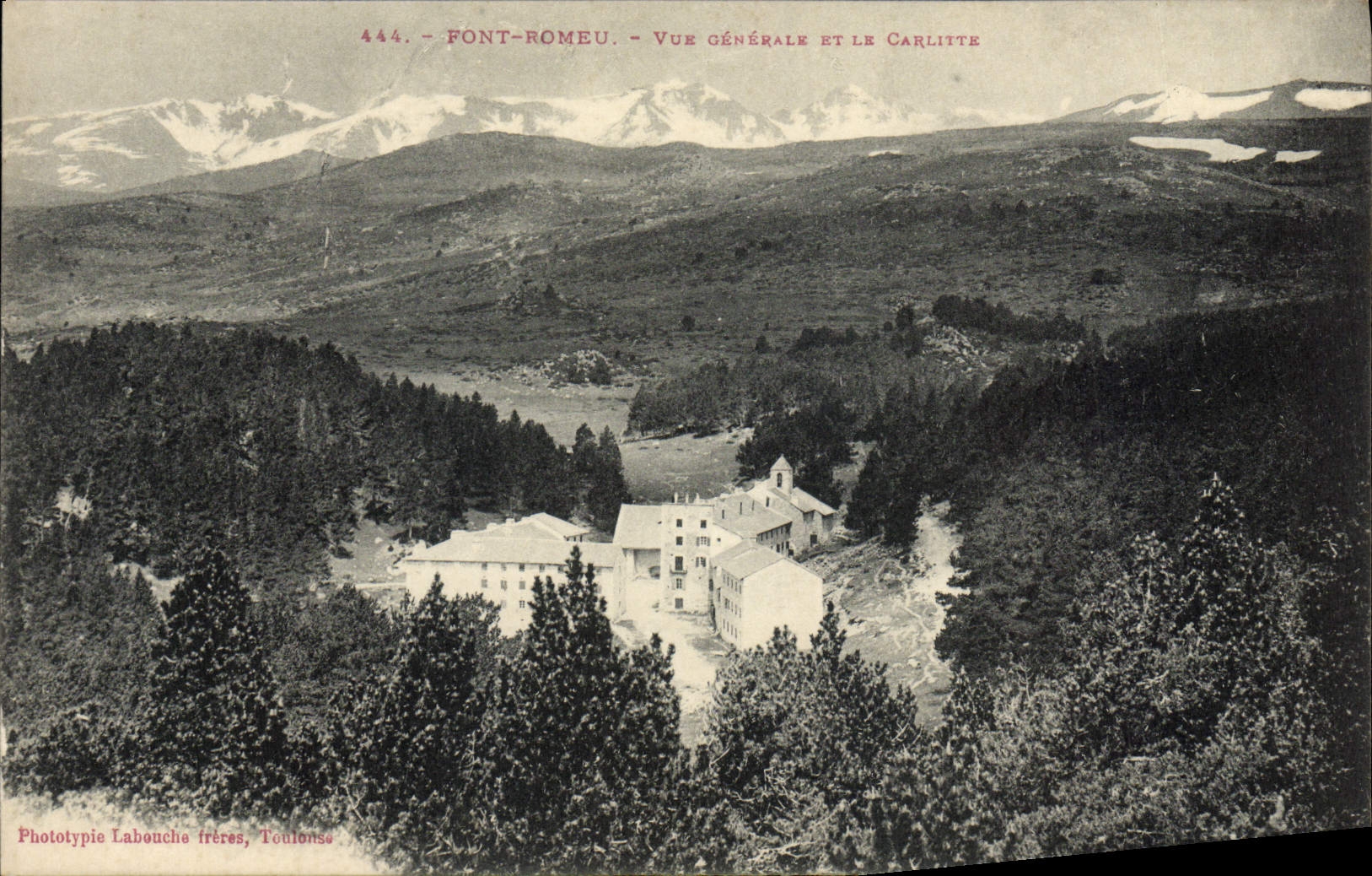 CPA Font Romeu Vue Generale et le Garlitte