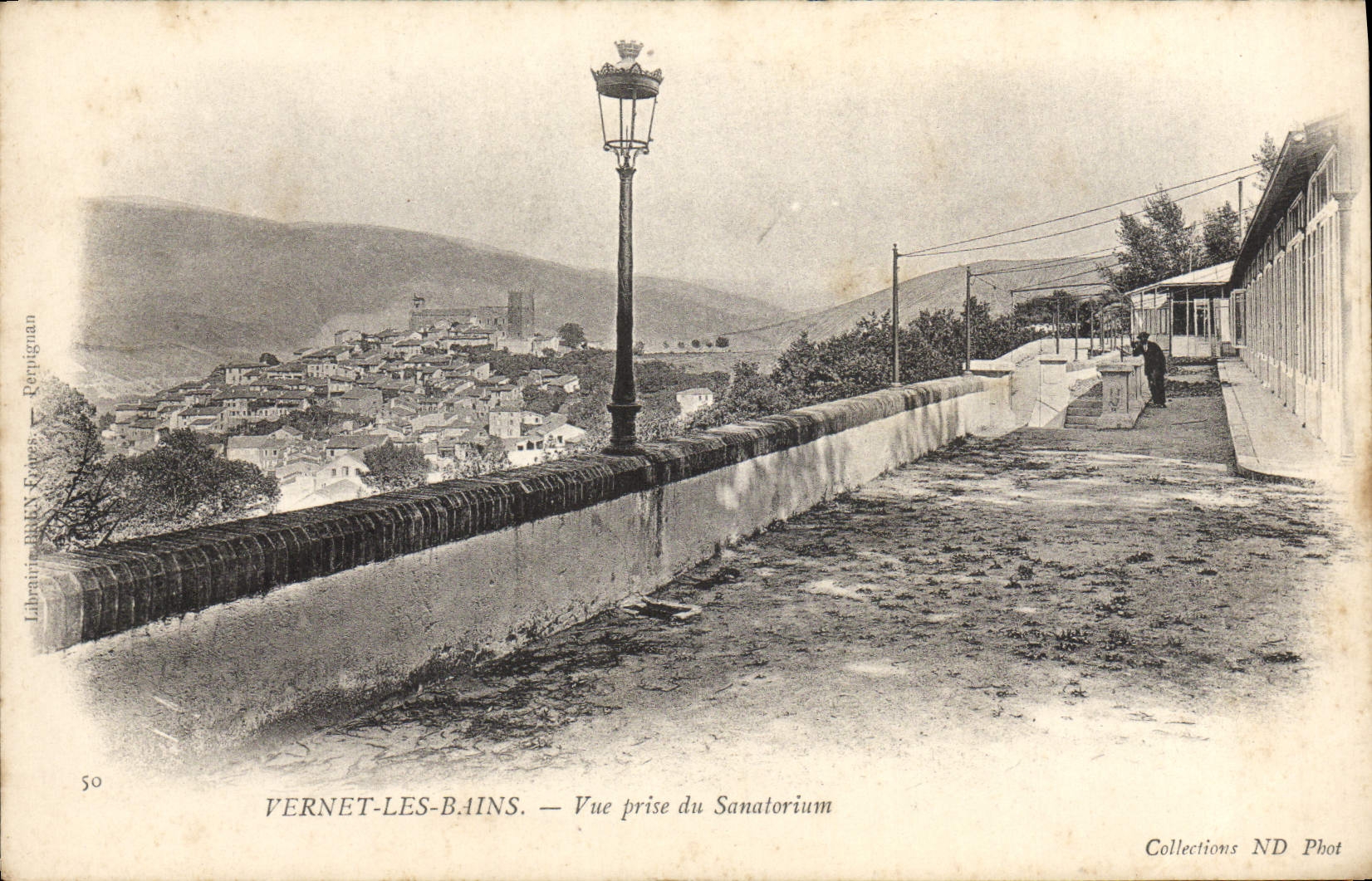 CPA Vernet les Bains Vue prise du Sanatorium 