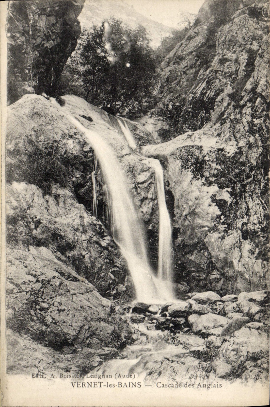 CPA Vernet les Bains Cascade des Anglais 