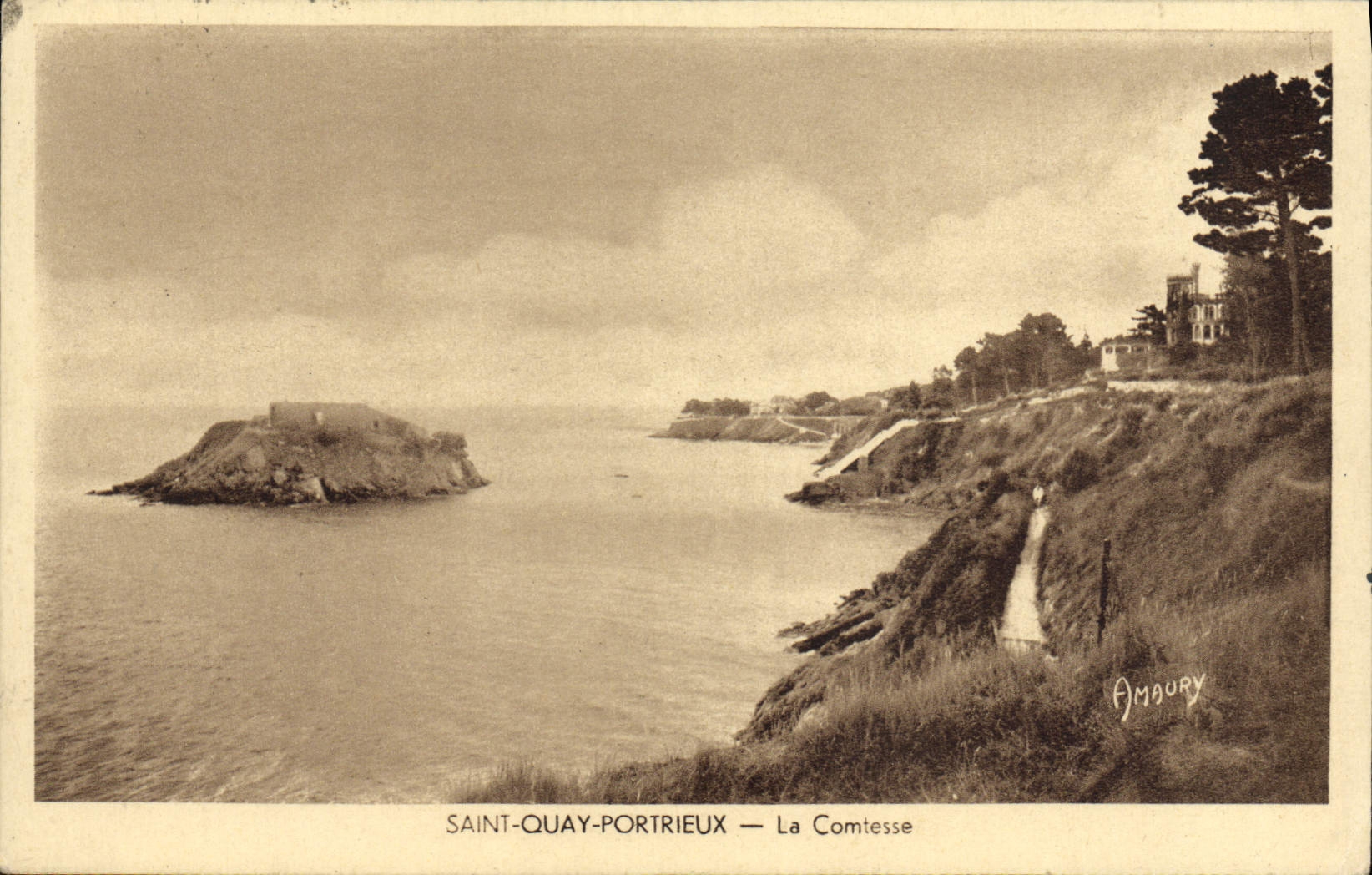 CPA Saint Quay Portrieux La Comtesse 
