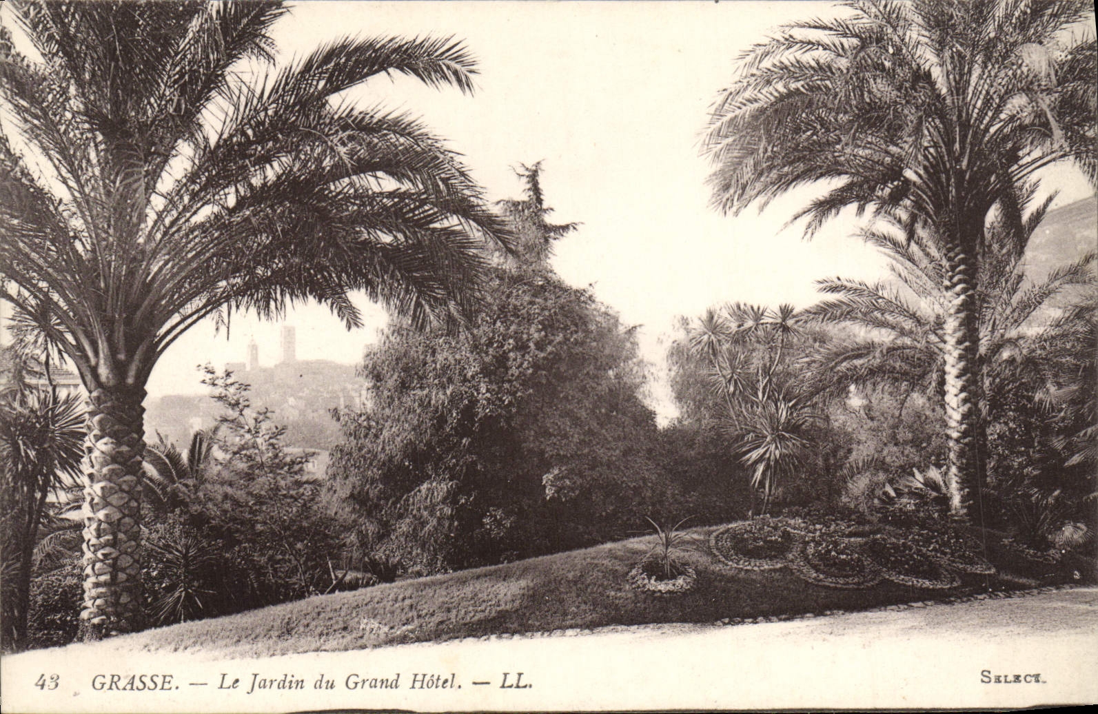 CPA Grasse Le Jardin du Grand Hotel