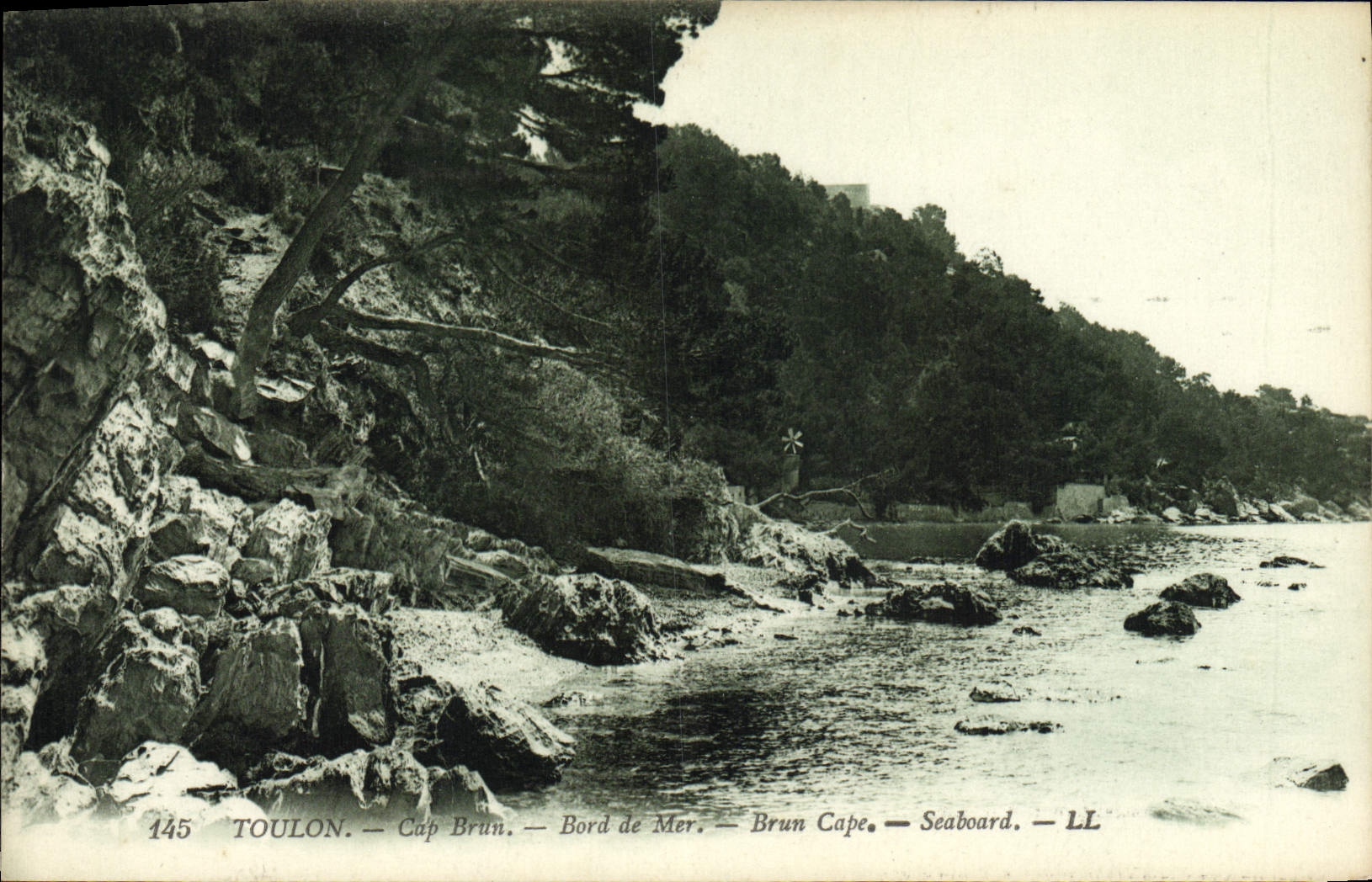 CPA Toulon Cap Brun Bord de Mer 